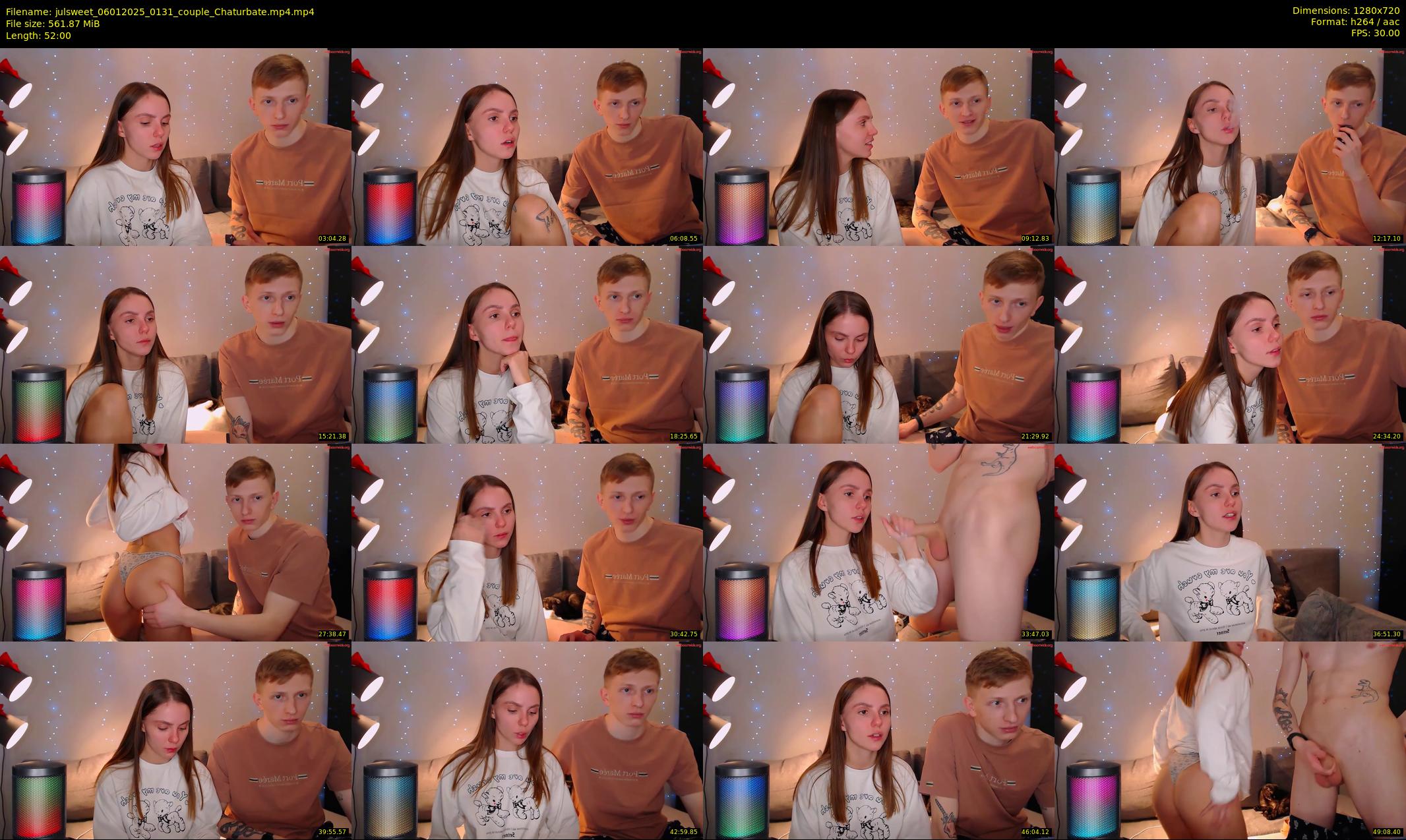 julsweet — 52 minute Chaturbate male cam show recording, 720p, Jan 6, 2025