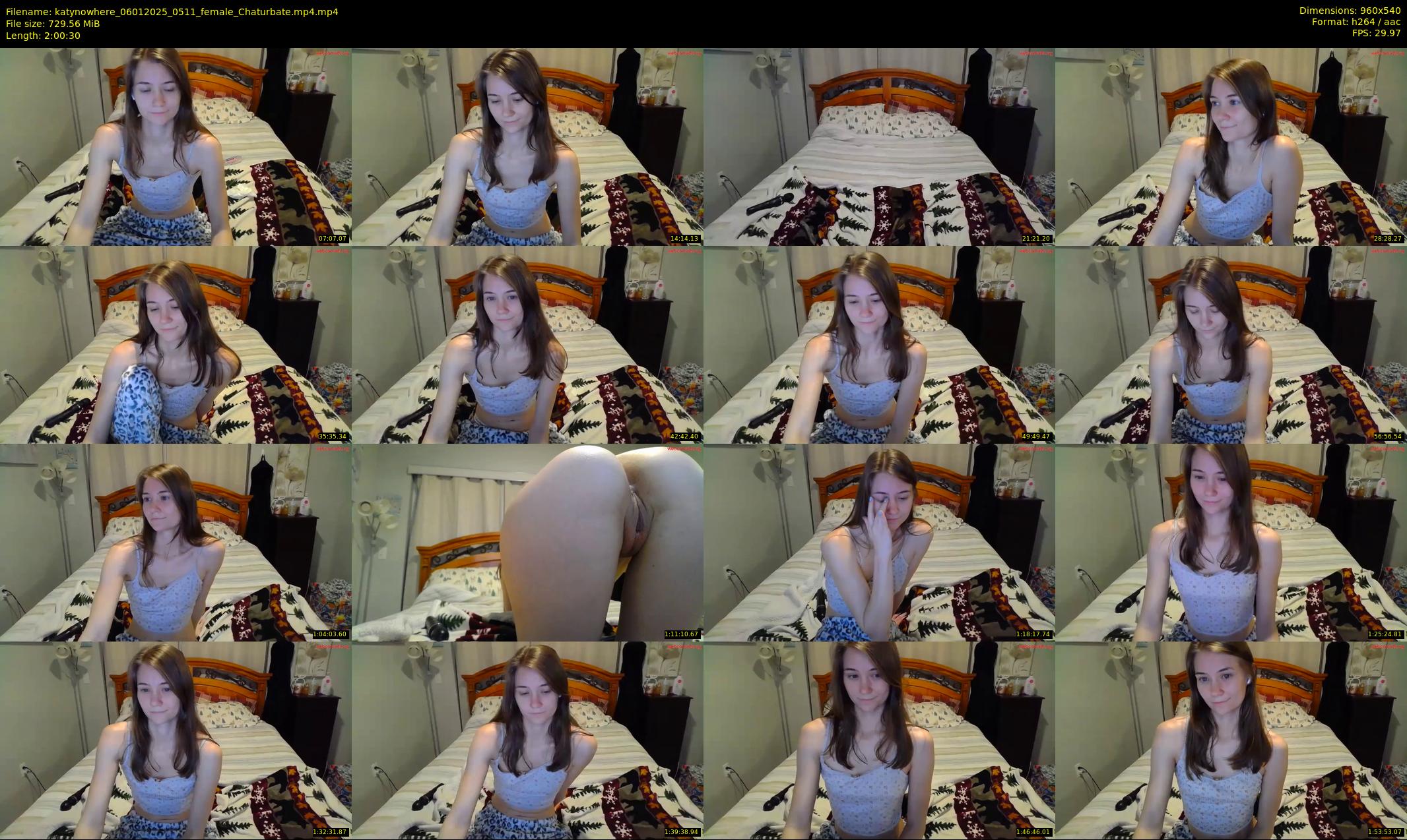 katynowhere — 121 minute Chaturbate female cam show recording, 480p, Jan 6, 2025