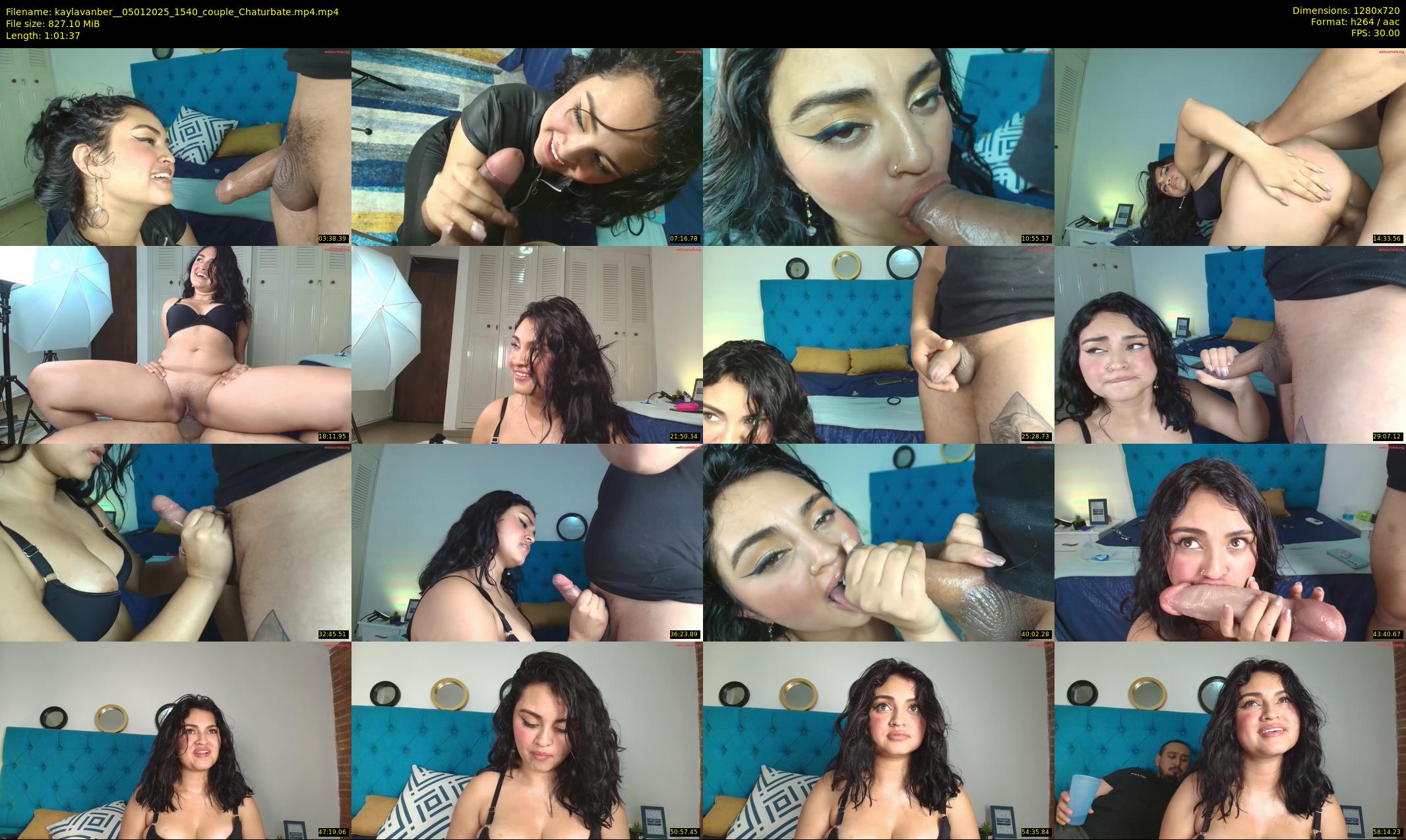 kaylavanber_ — 62 minute Chaturbate couple cam show recording, 720p, Jan 5, 2025
