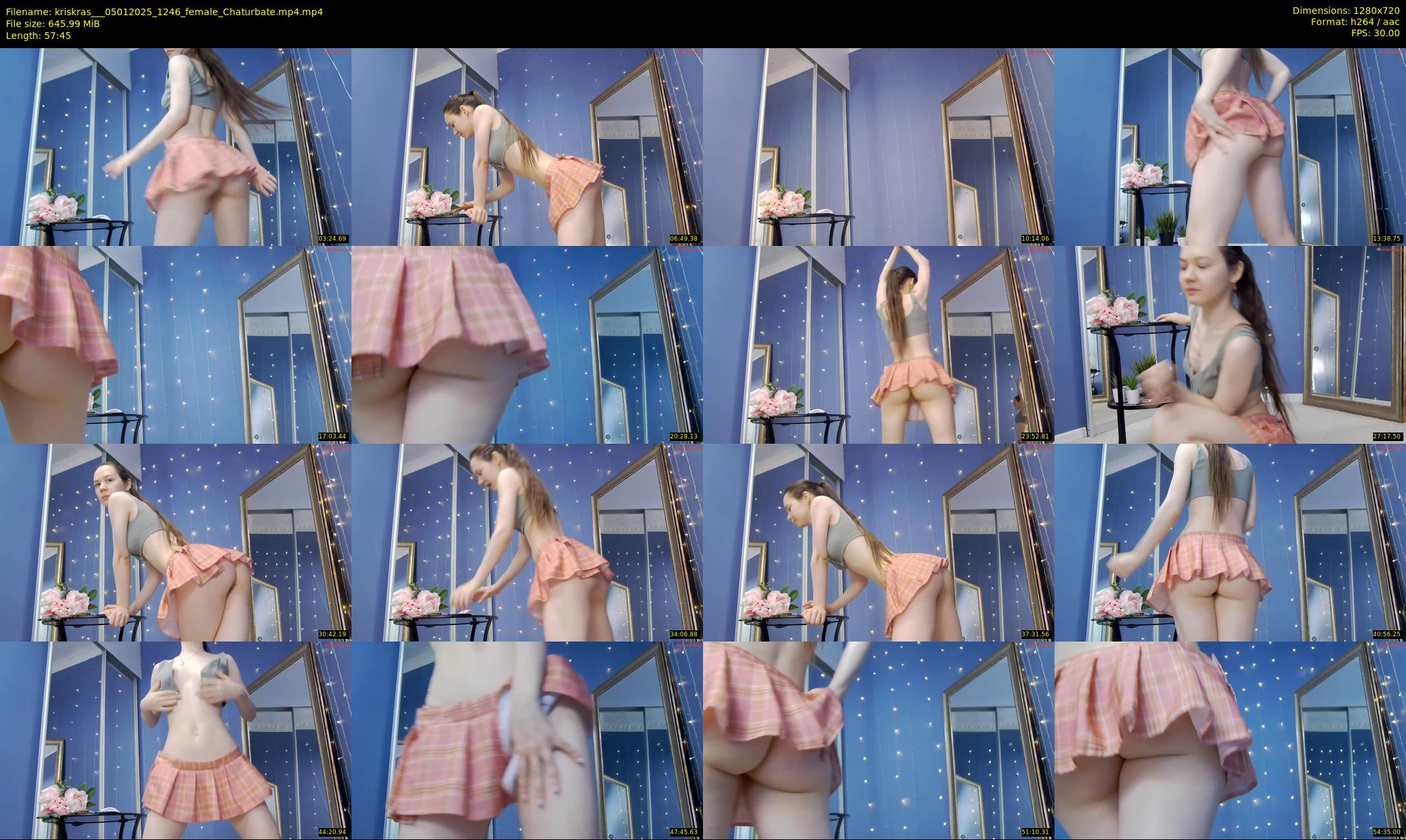 kriskras__ — 58 minute Chaturbate female cam show recording, 720p, Jan 5, 2025