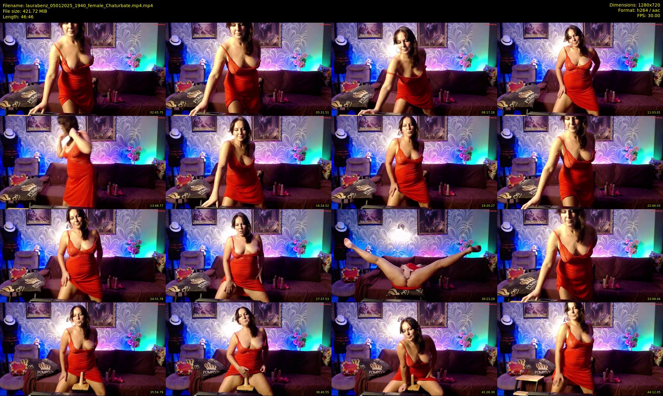 laurabenz — 47 minute Chaturbate female cam show recording, 720p, Jan 5, 2025
