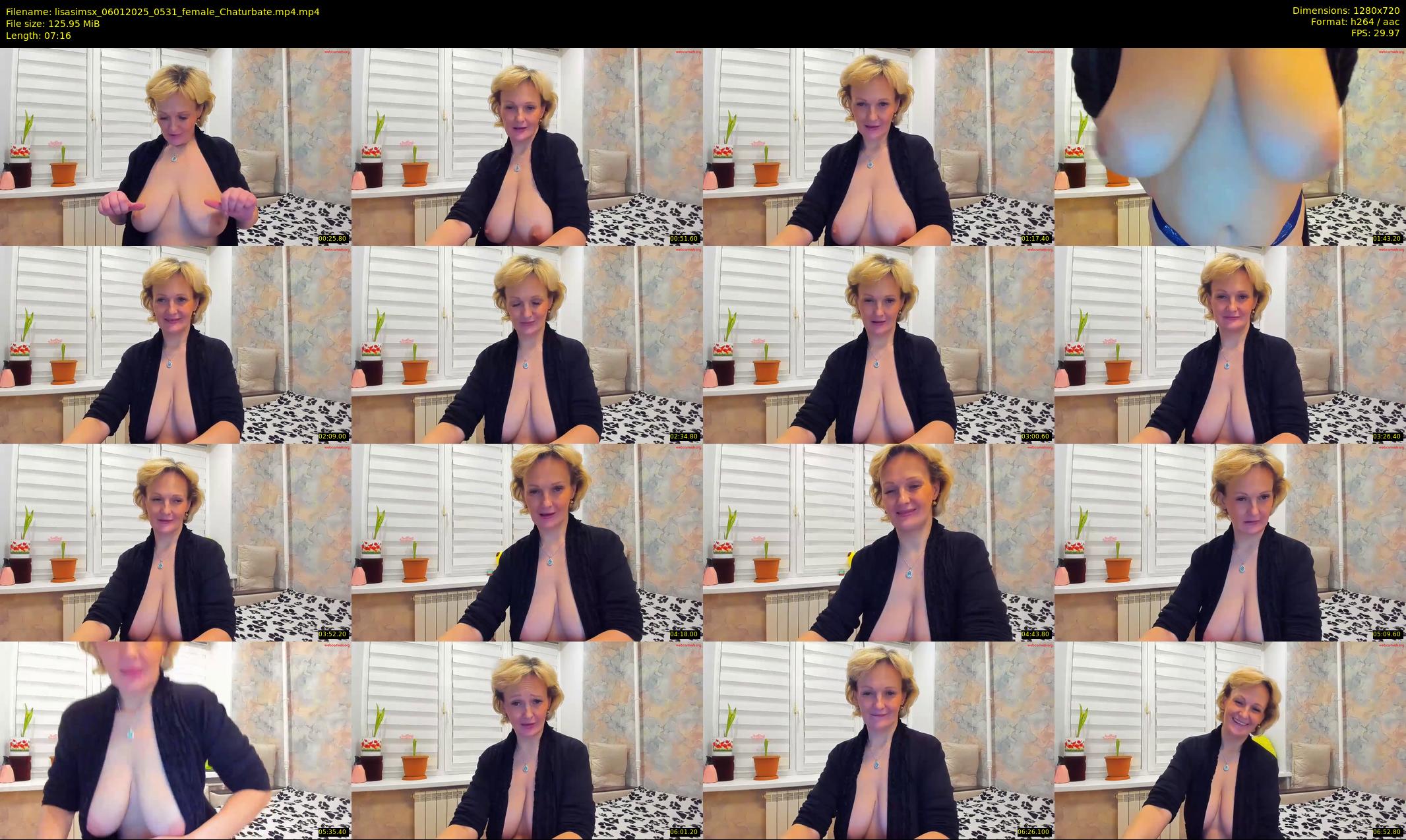 lisasimsx — 8 minute Chaturbate female cam show recording, 720p, Jan 6, 2025