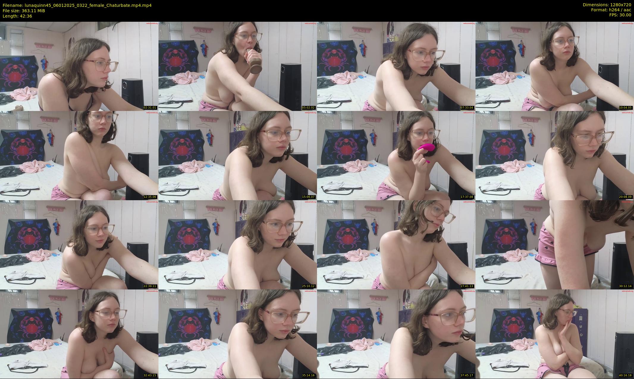 lunaquinn45 — 43 minute Chaturbate female cam show recording, 720p, Jan 6, 2025