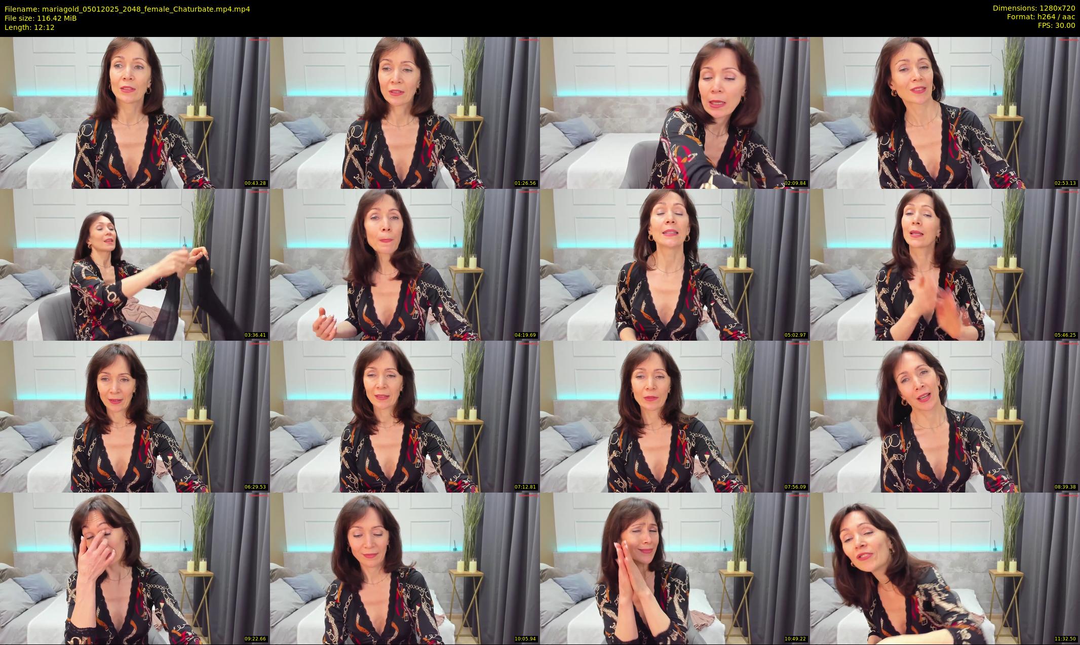 mariagold — 13 minute Chaturbate female cam show recording, 720p, Jan 5, 2025
