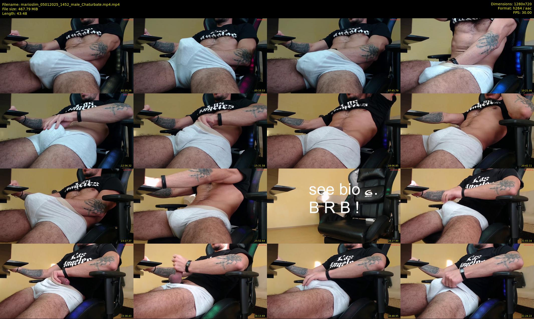 marioslim — 44 minute Chaturbate male cam show recording, 720p, Jan 5, 2025