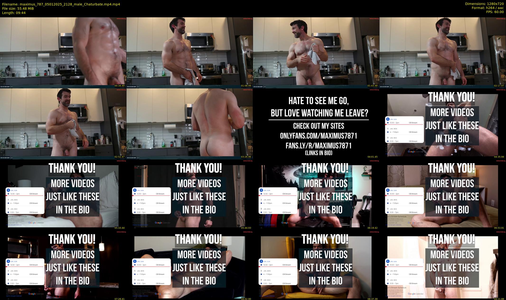 maximus_787 — 10 minute Chaturbate male cam show recording, 720p, Jan 5, 2025