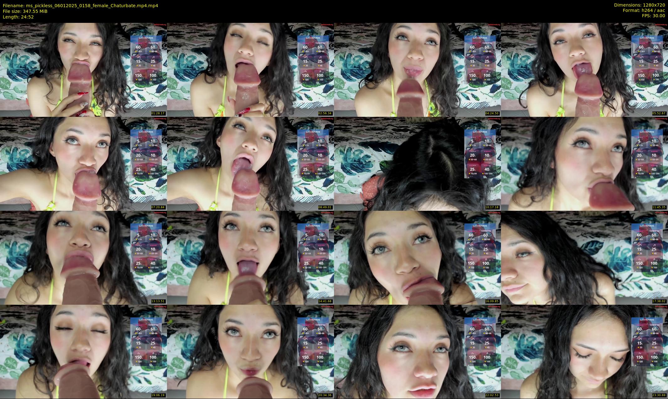 ms_pickless — 25 minute Chaturbate female cam show recording, 720p, Jan 6, 2025