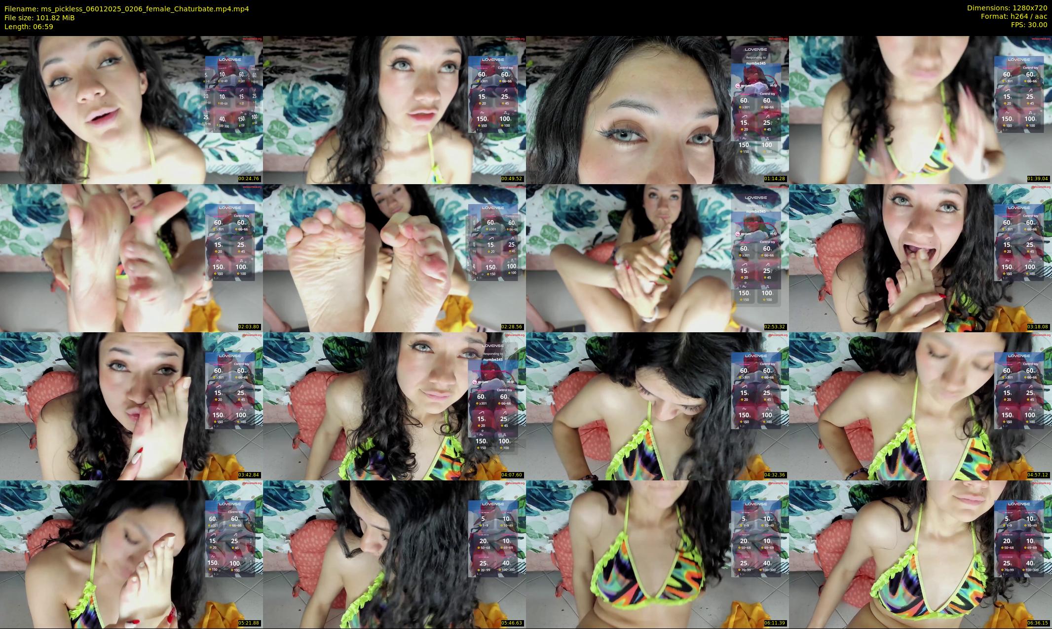 ms_pickless — 7 minute Chaturbate female cam show recording, 720p, Jan 6, 2025