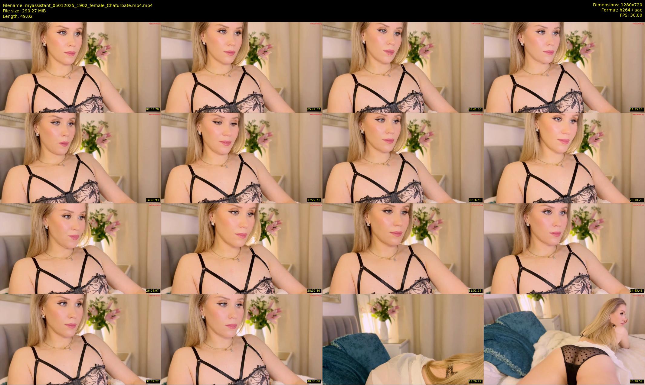 myassistant — 50 minute Chaturbate female cam show recording, 720p, Jan 5, 2025