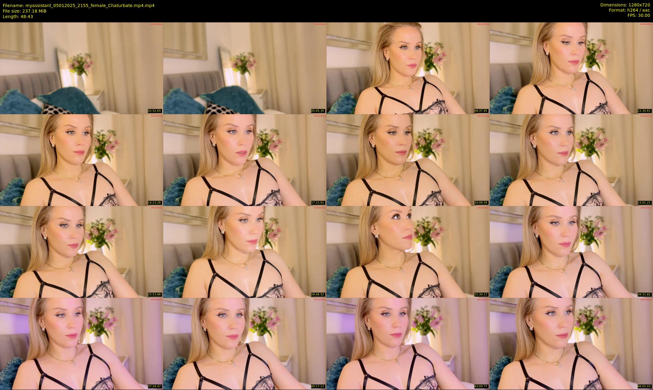 myassistant — 49 minute Chaturbate female cam show recording, 720p, Jan 5, 2025