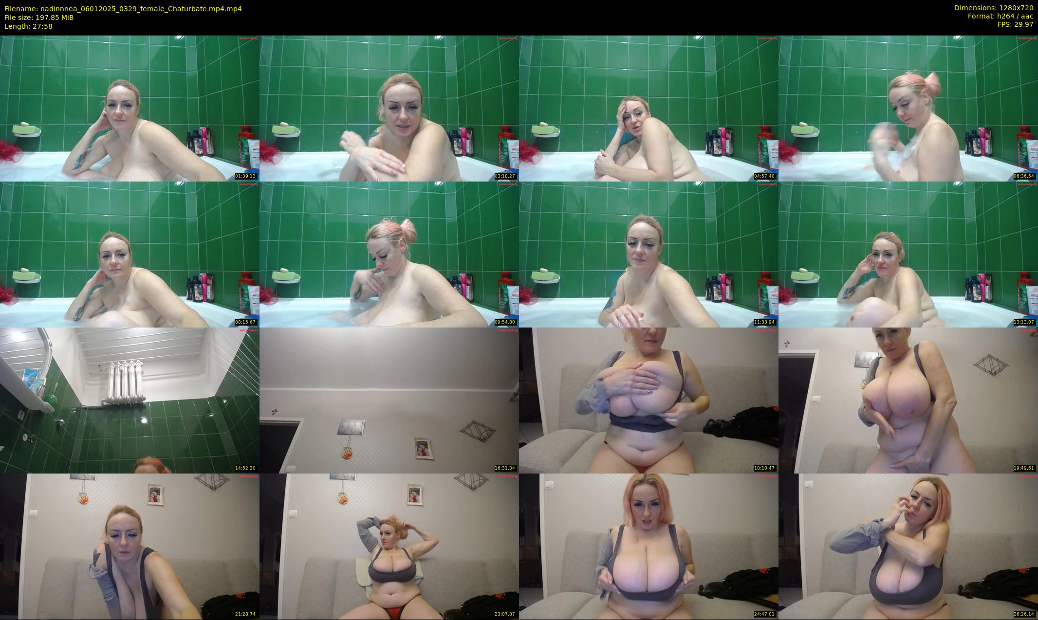 nadinnnea — 28 minute Chaturbate female cam show recording, 720p, Jan 6, 2025