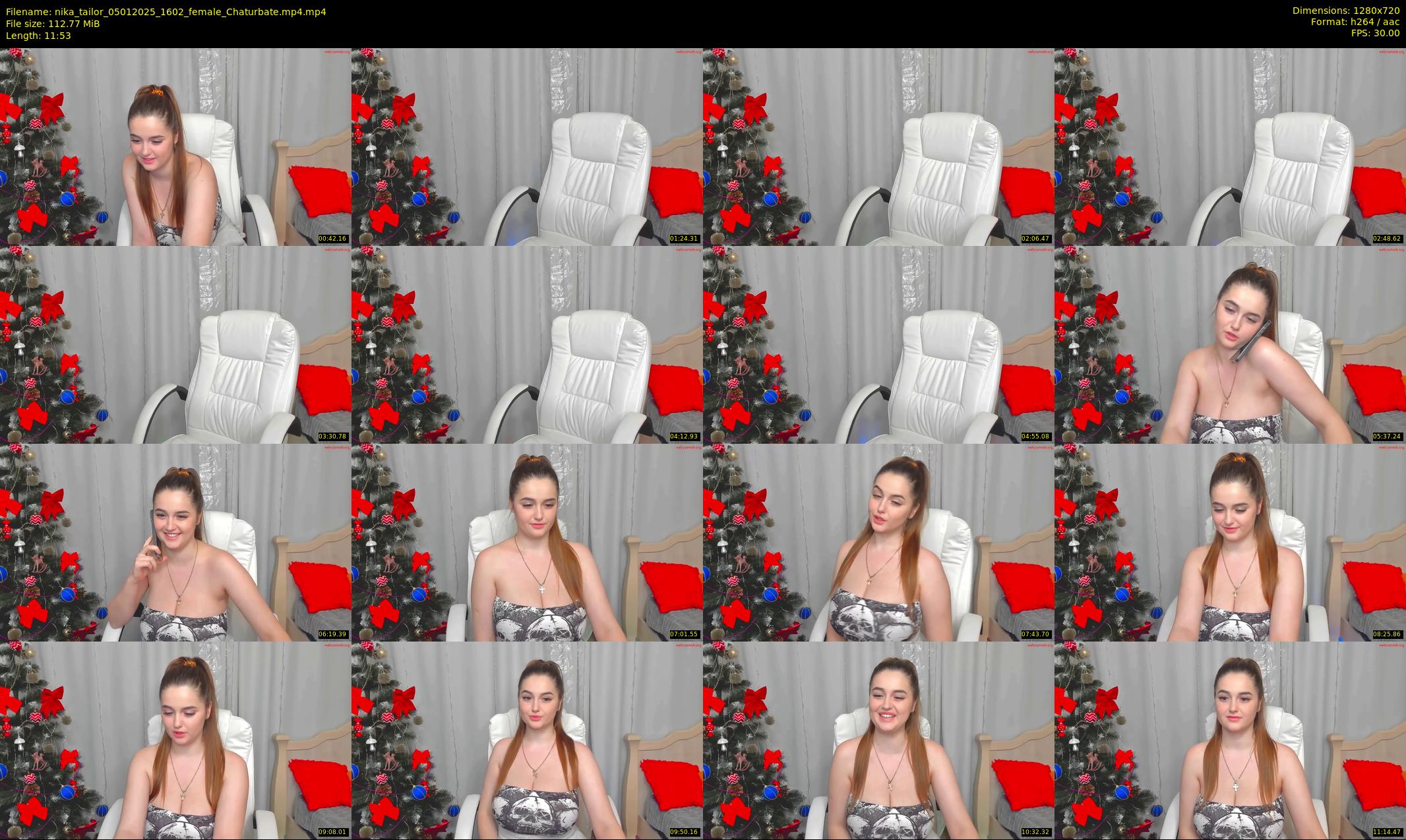 nika_tailor — 12 minute Chaturbate female cam show recording, 720p, Jan 5, 2025
