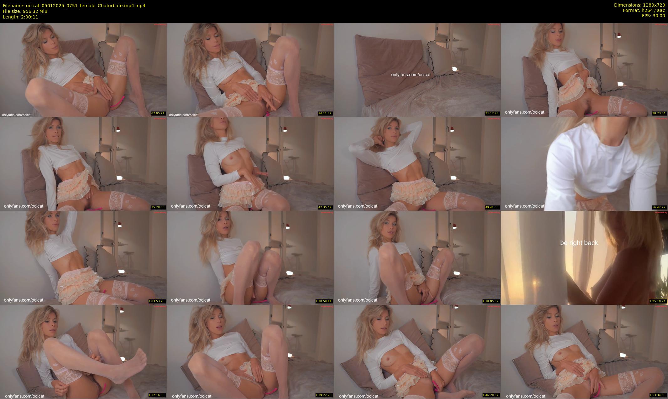 ocicat — 121 minute Chaturbate female cam show recording, 720p, Jan 5, 2025