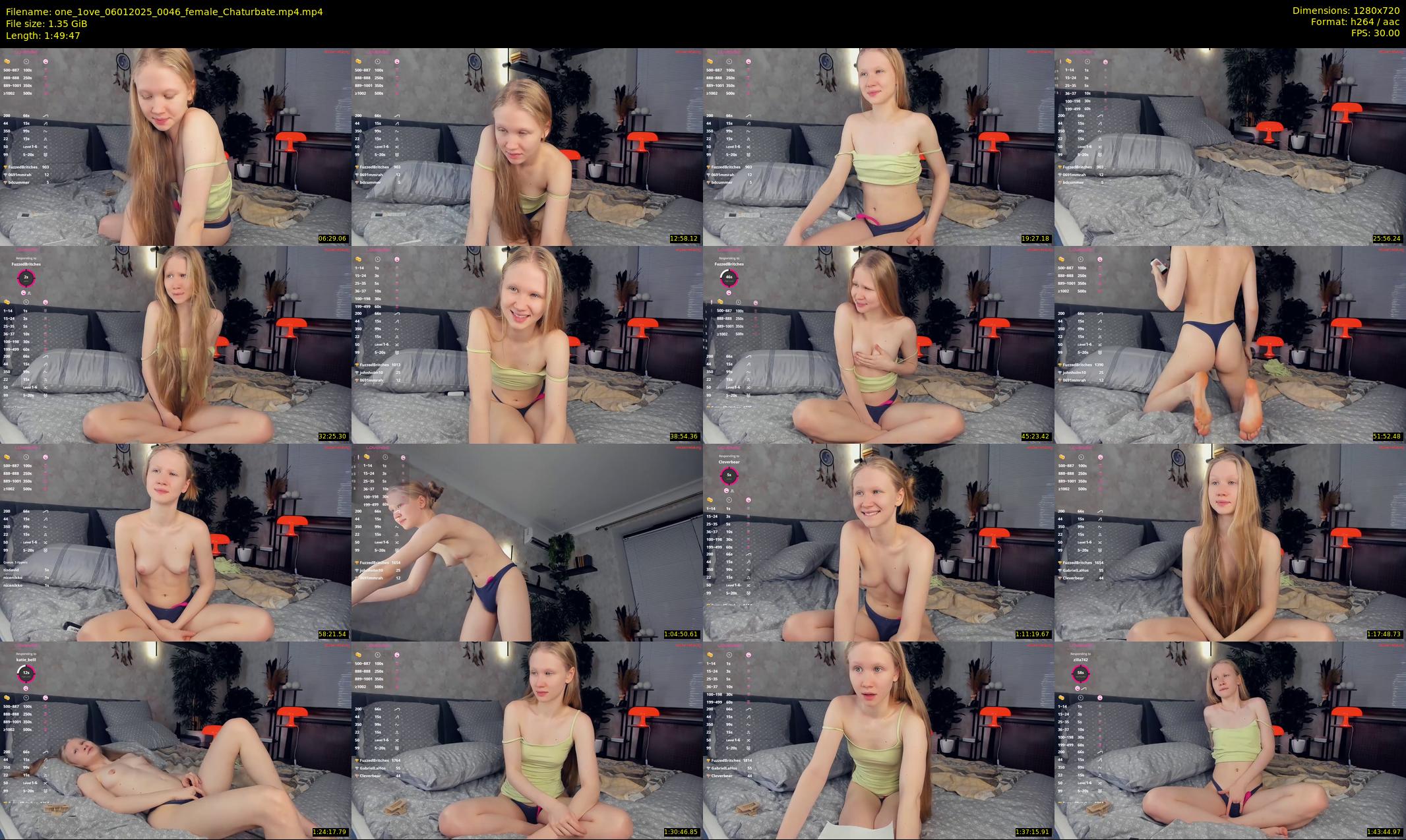 one_1ove — 110 minute Chaturbate female cam show recording, 720p, Jan 6, 2025