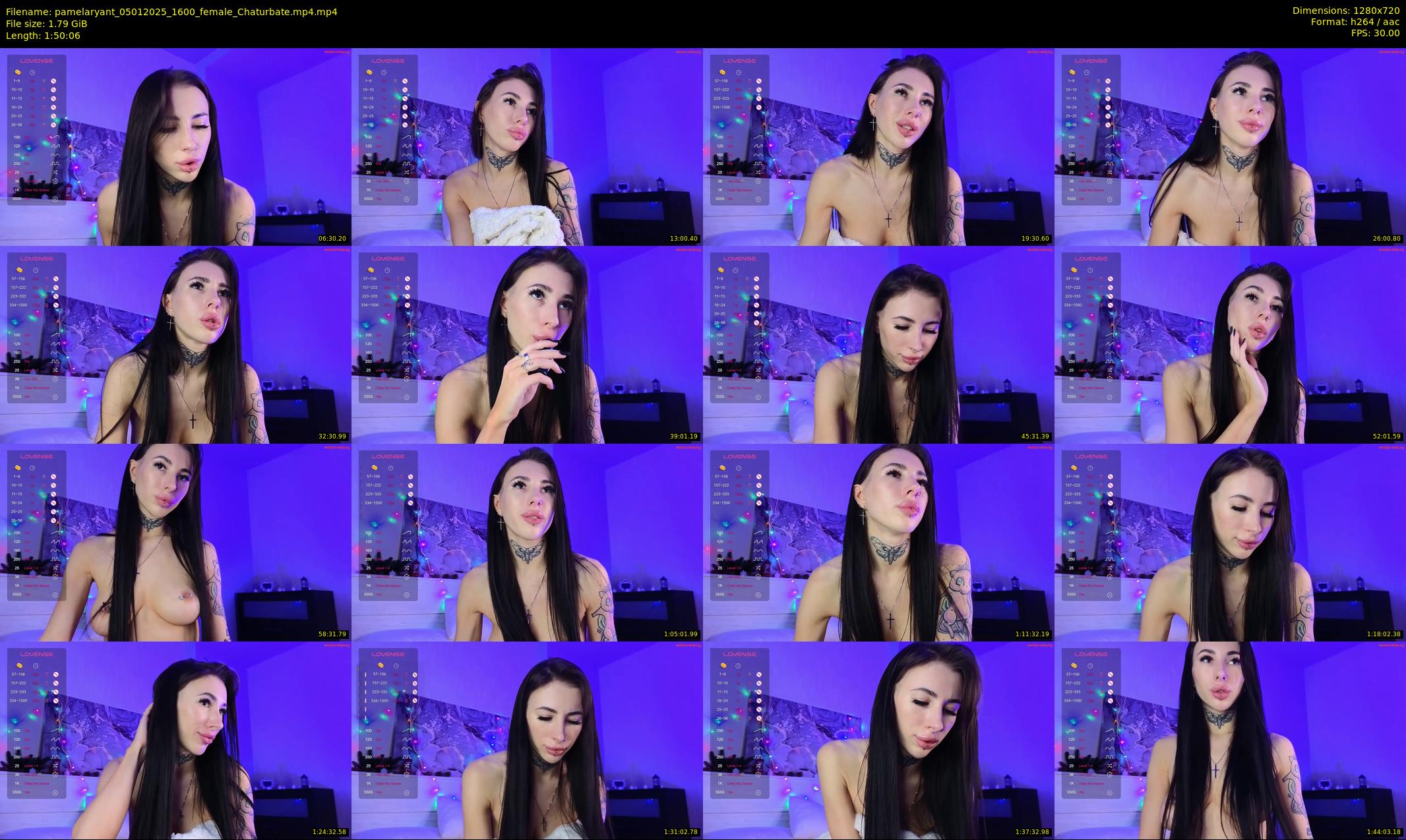 pamelaryant — 111 minute Chaturbate female cam show recording, 720p, Jan 5, 2025
