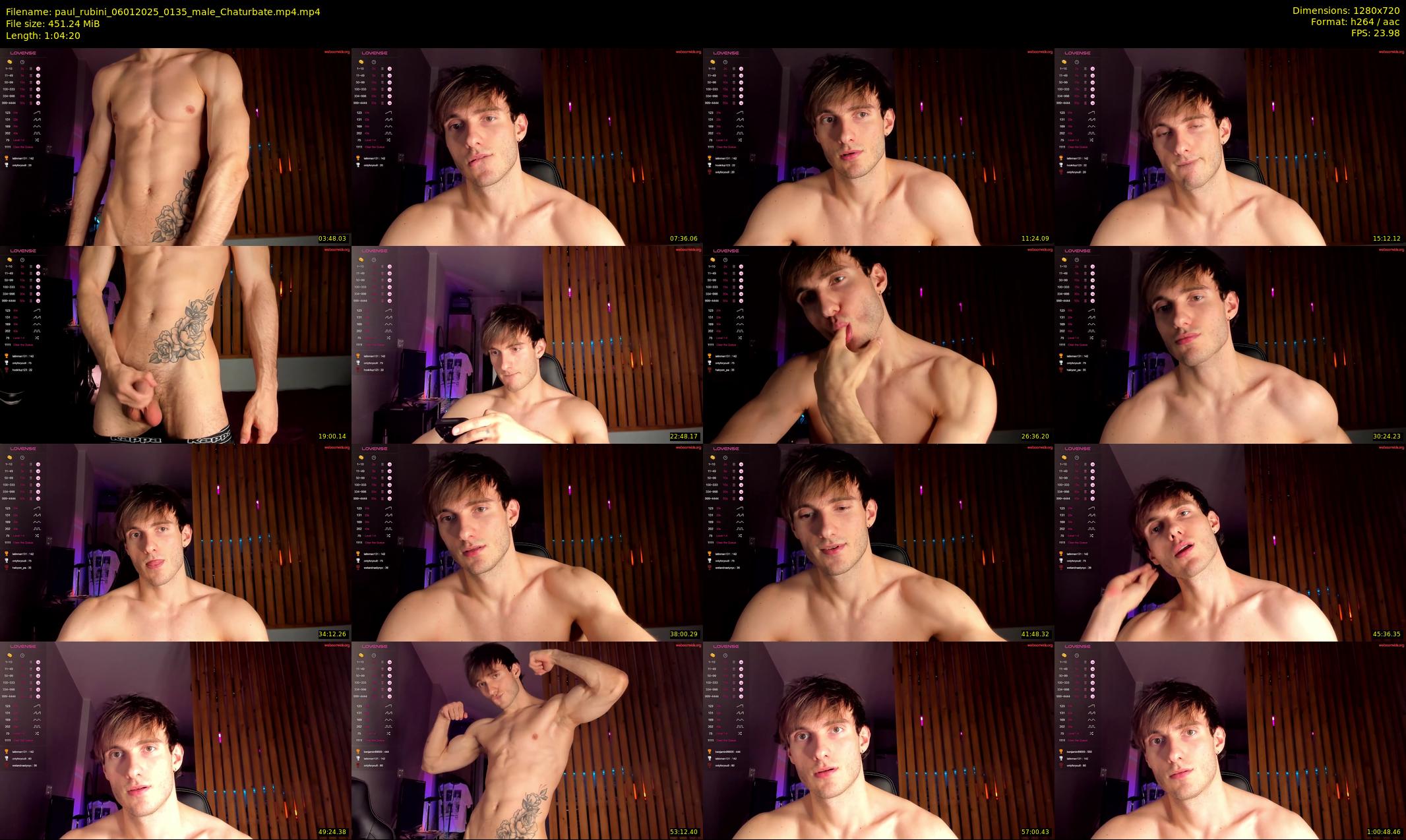 paul_rubini — 65 minute Chaturbate male cam show recording, 720p, Jan 6, 2025