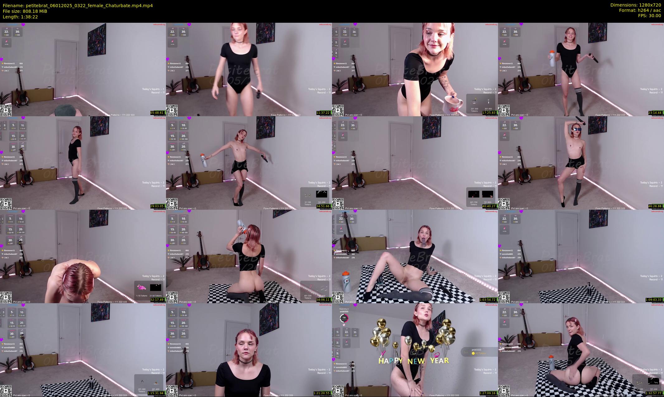 petitebrat — 99 minute Chaturbate female cam show recording, 720p, Jan 6, 2025