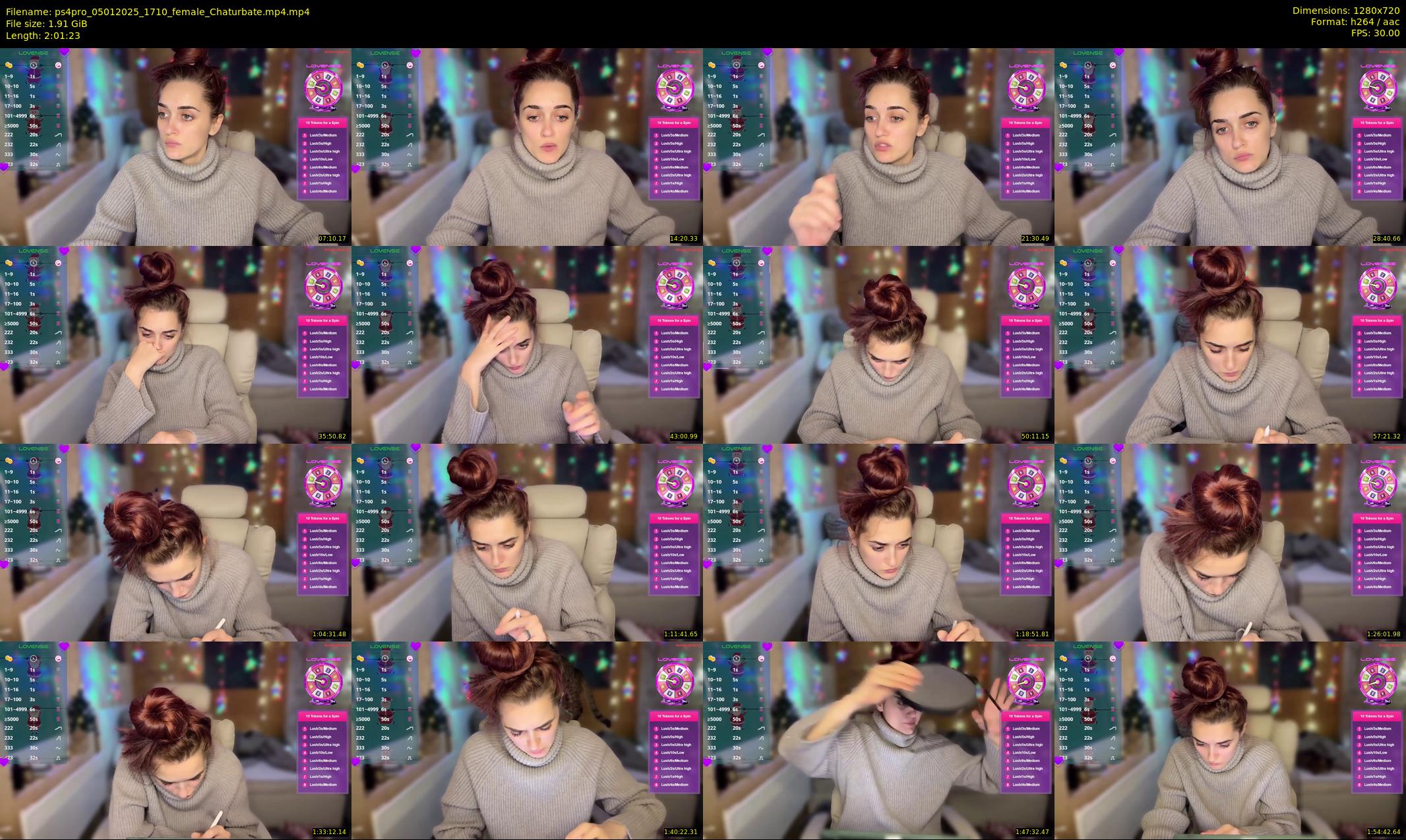 ps4pro — 122 minute Chaturbate female cam show recording, 720p, Jan 5, 2025