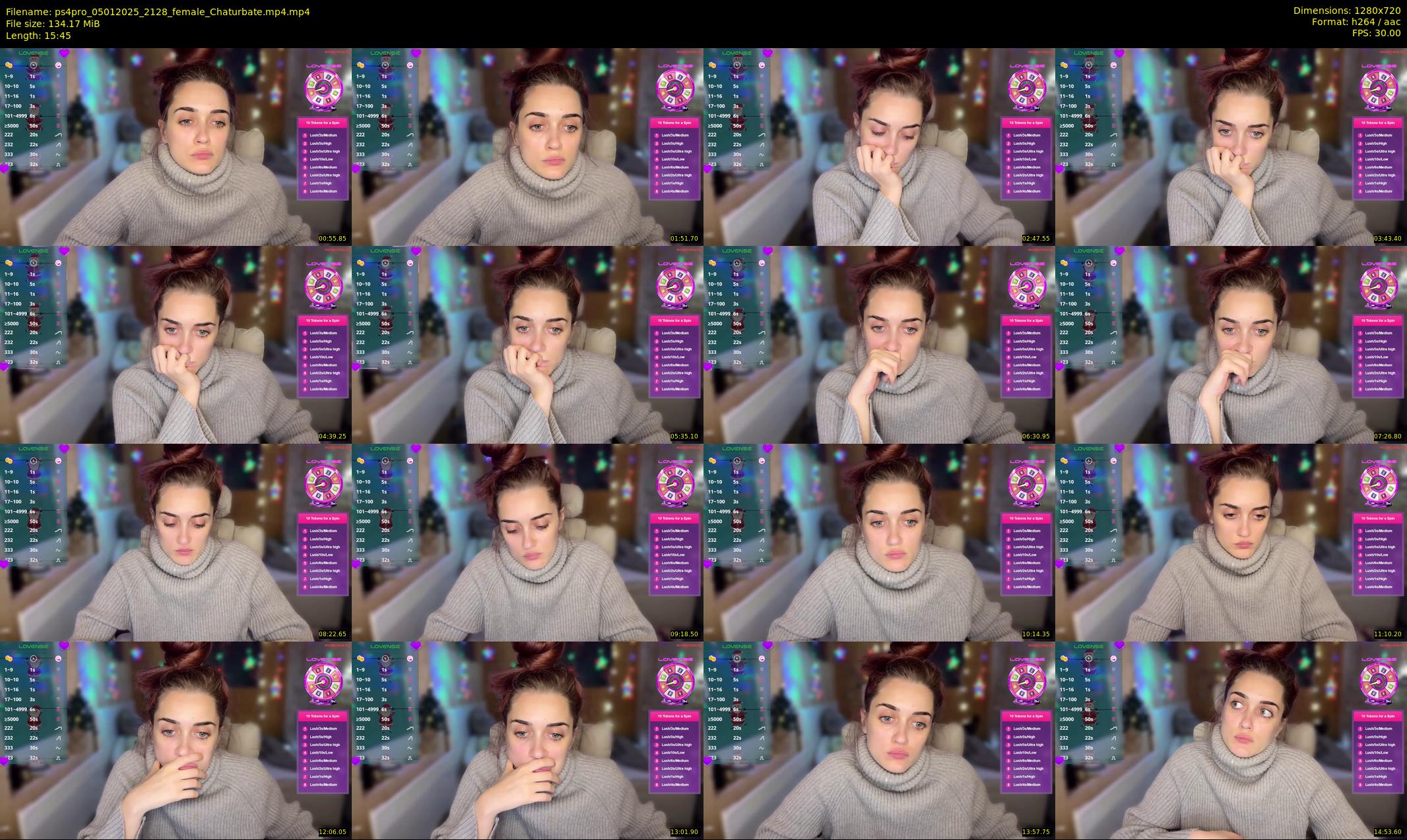 ps4pro — 16 minute Chaturbate female cam show recording, 720p, Jan 5, 2025