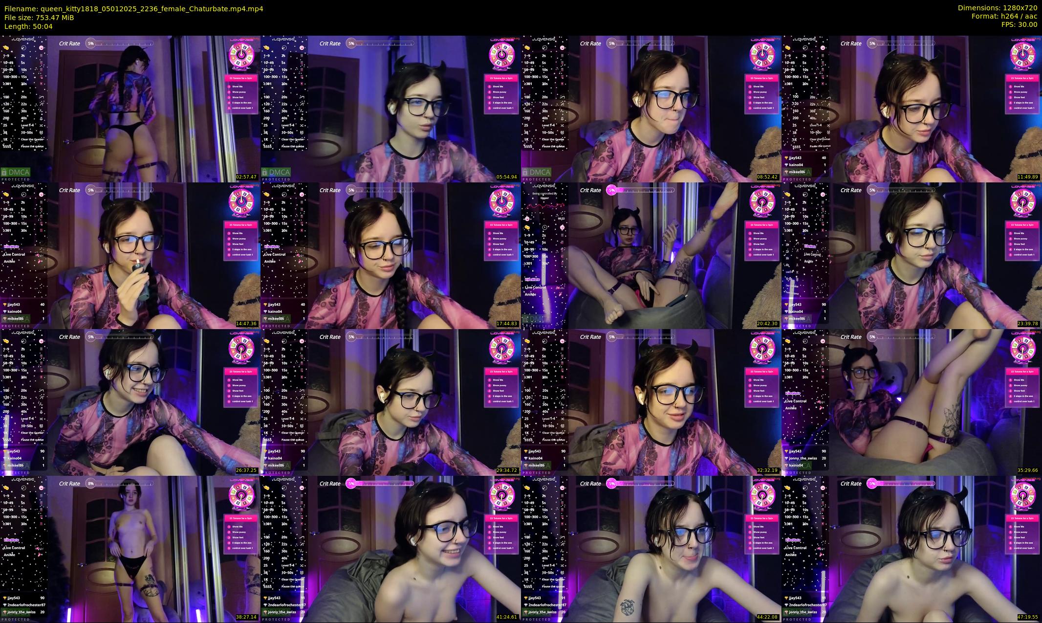 queen_kitty1818 — 51 minute Chaturbate female cam show recording, 720p, Jan 5, 2025