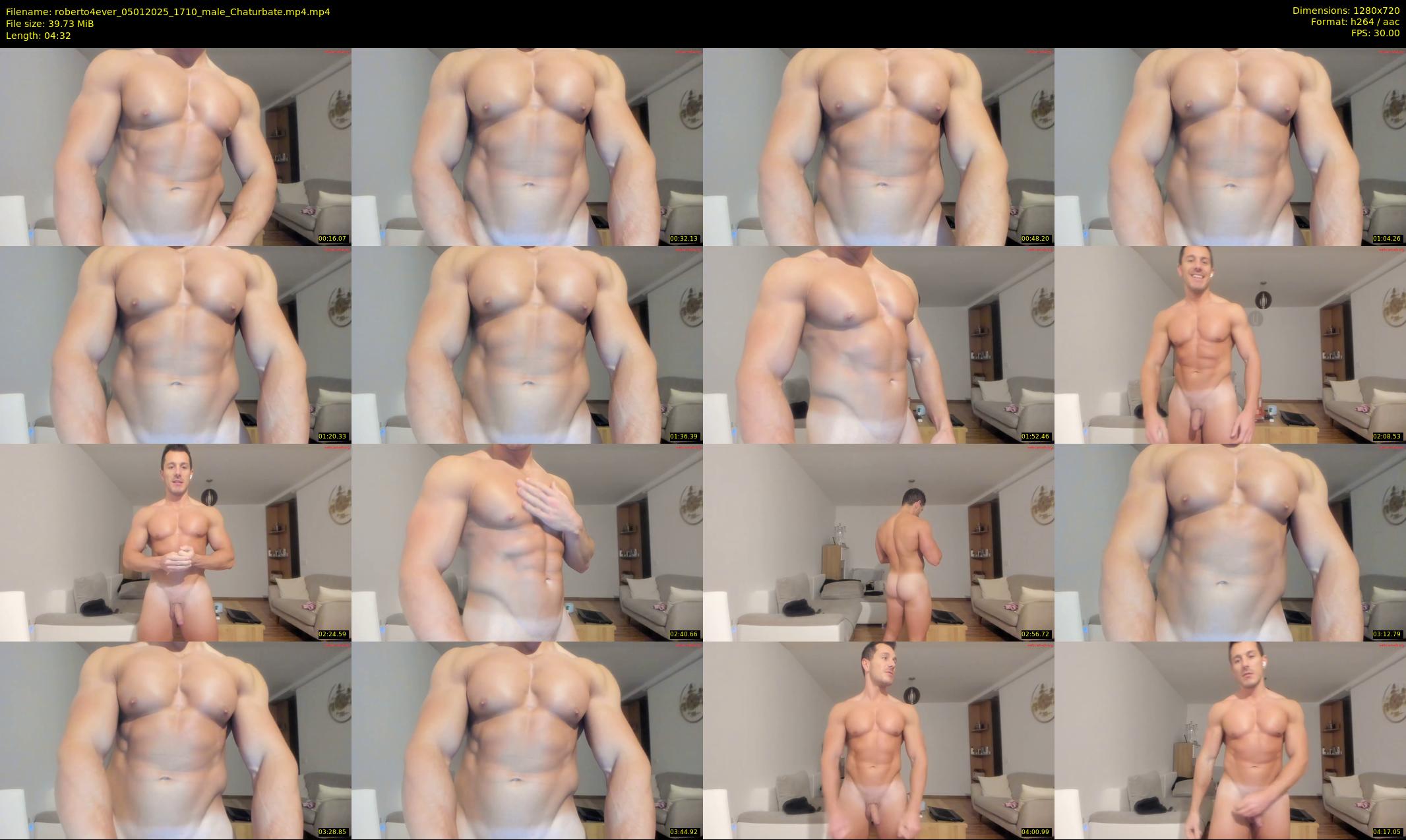 roberto4ever — 5 minute Chaturbate male cam show recording, 720p, Jan 5, 2025