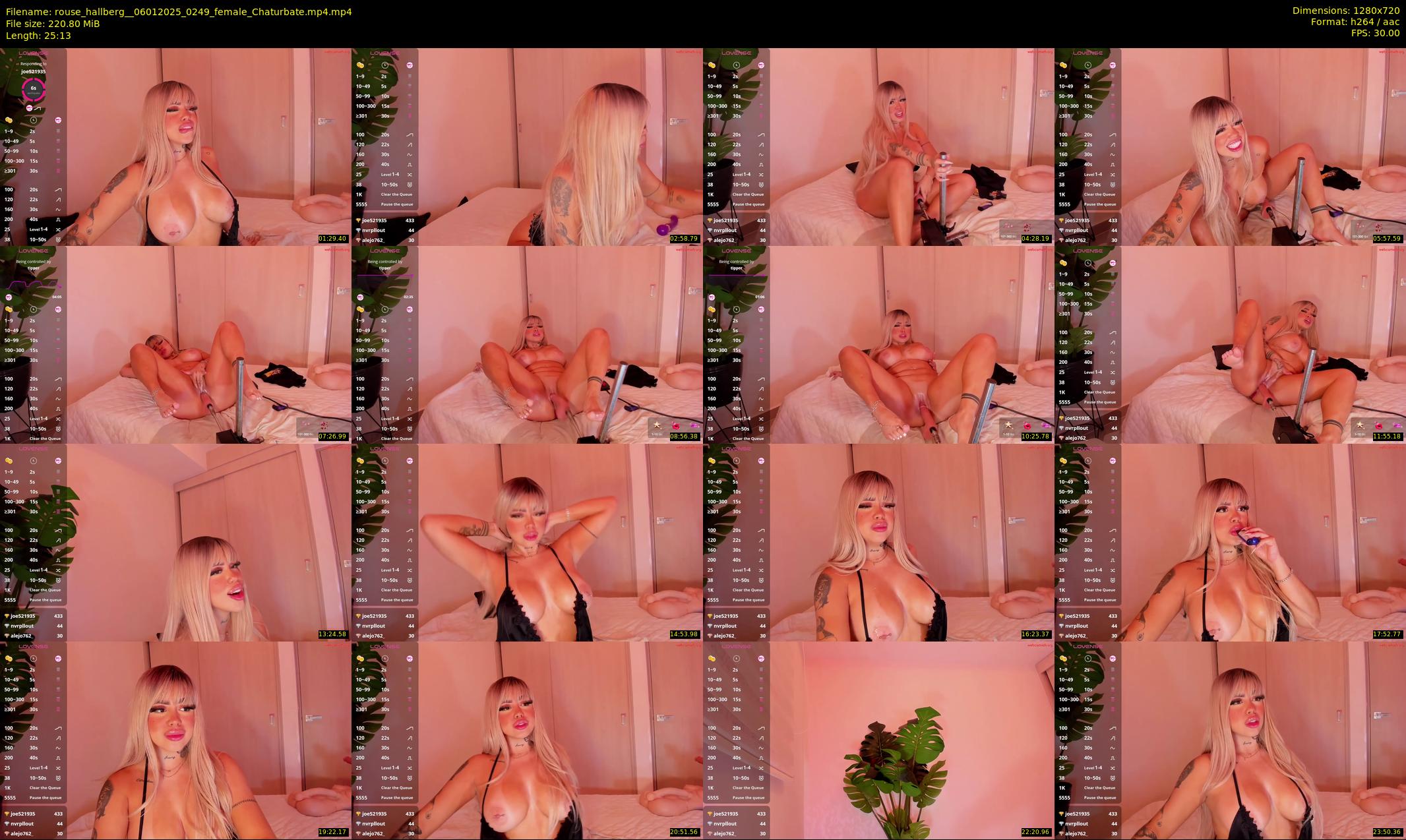 rouse_hallberg_ — 26 minute Chaturbate female cam show recording, 720p, Jan 6, 2025