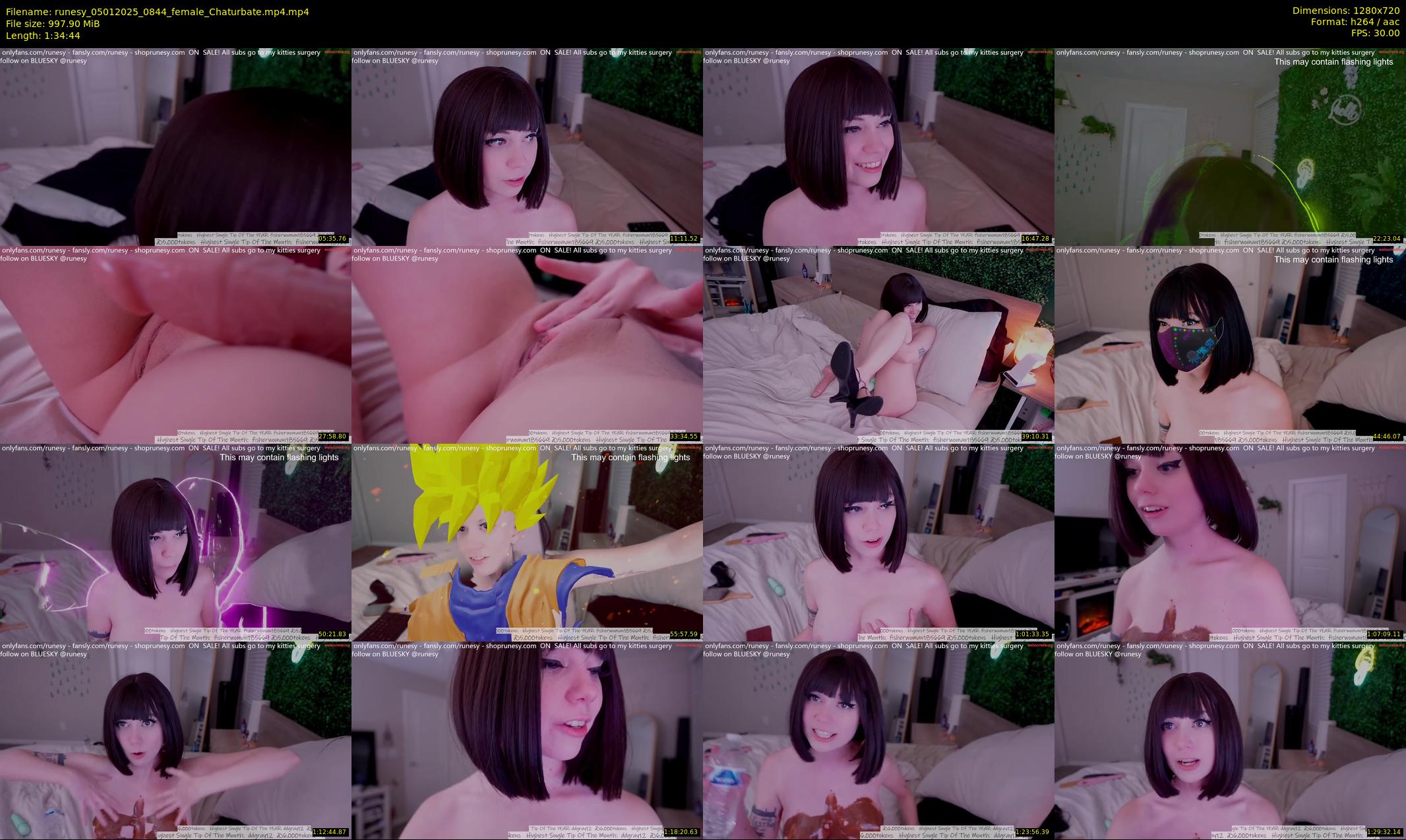 runesy — 95 minute Chaturbate female cam show recording, 720p, Jan 5, 2025