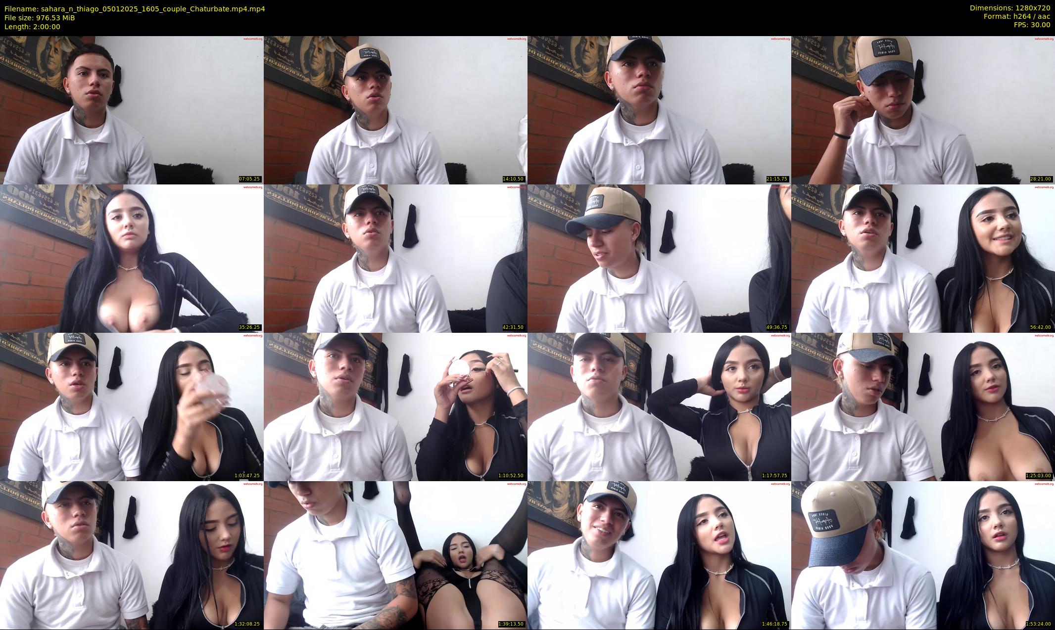 sahara_n_thiago — 120 minute Chaturbate couple cam show recording, 720p, Jan 5, 2025