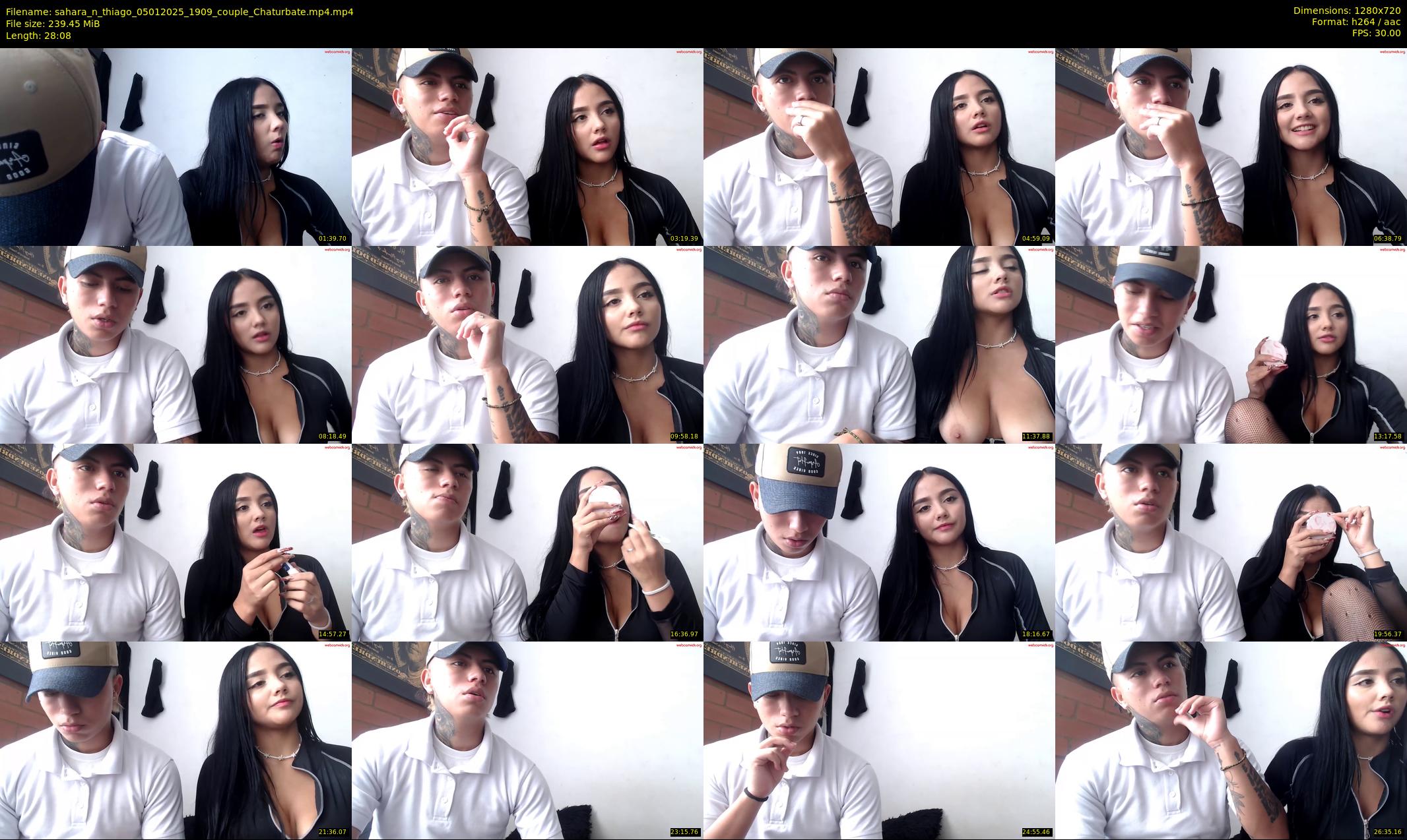 sahara_n_thiago — 29 minute Chaturbate couple cam show recording, 720p, Jan 5, 2025