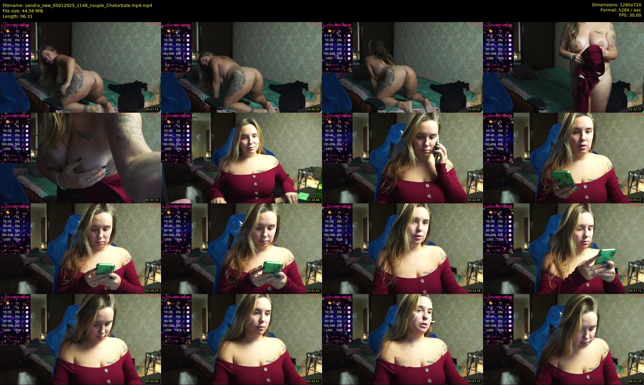 sandra_sww — 7 minute Chaturbate couple cam show recording, 720p, Jan 5, 2025