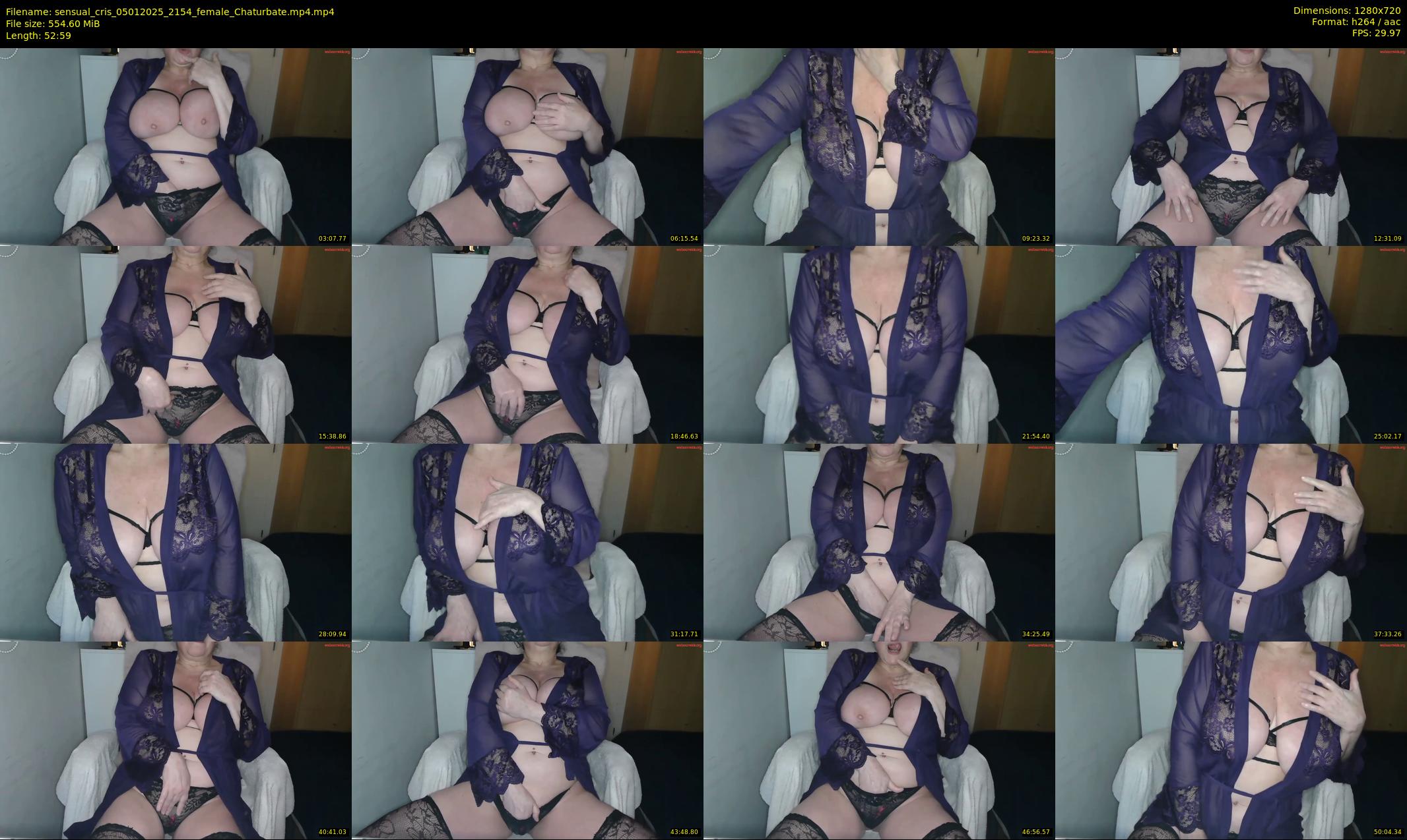 sensual_cris — 53 minute Chaturbate female cam show recording, 720p, Jan 5, 2025