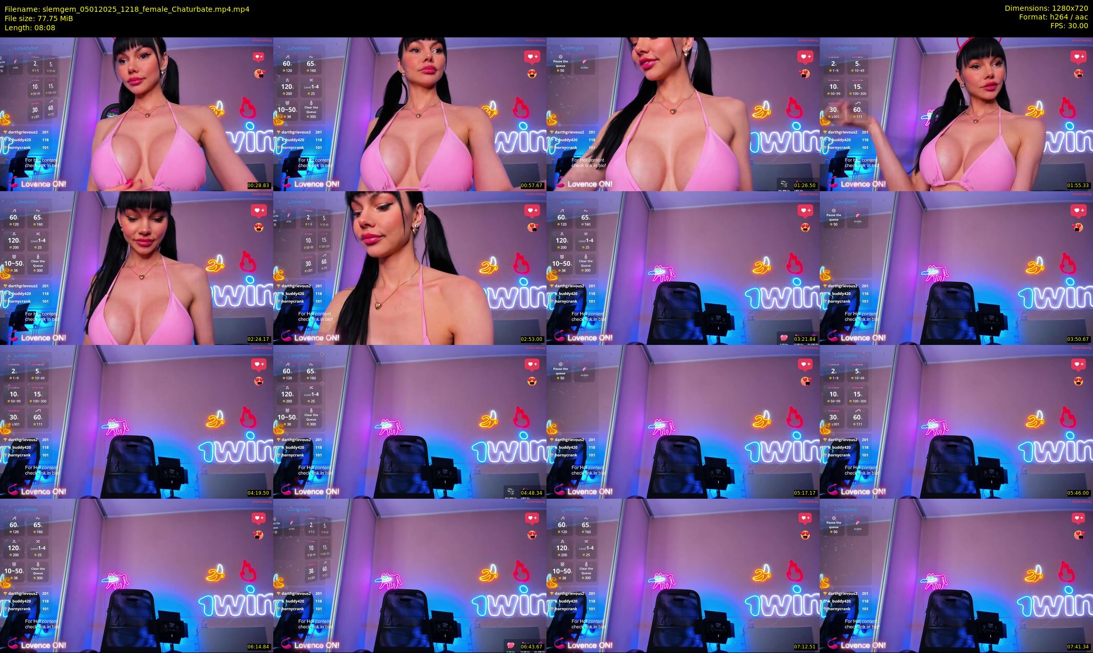 slemgem — 9 minute Chaturbate couple cam show recording, 720p, Jan 5, 2025