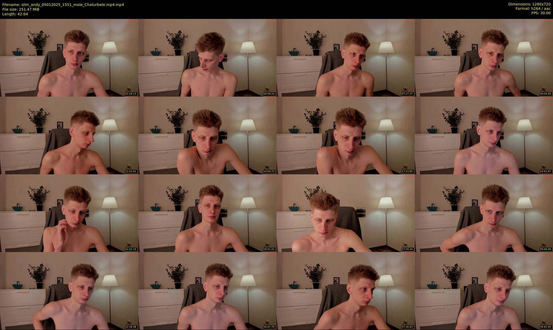 slim_andy — 43 minute Chaturbate male cam show recording, 720p, Jan 5, 2025
