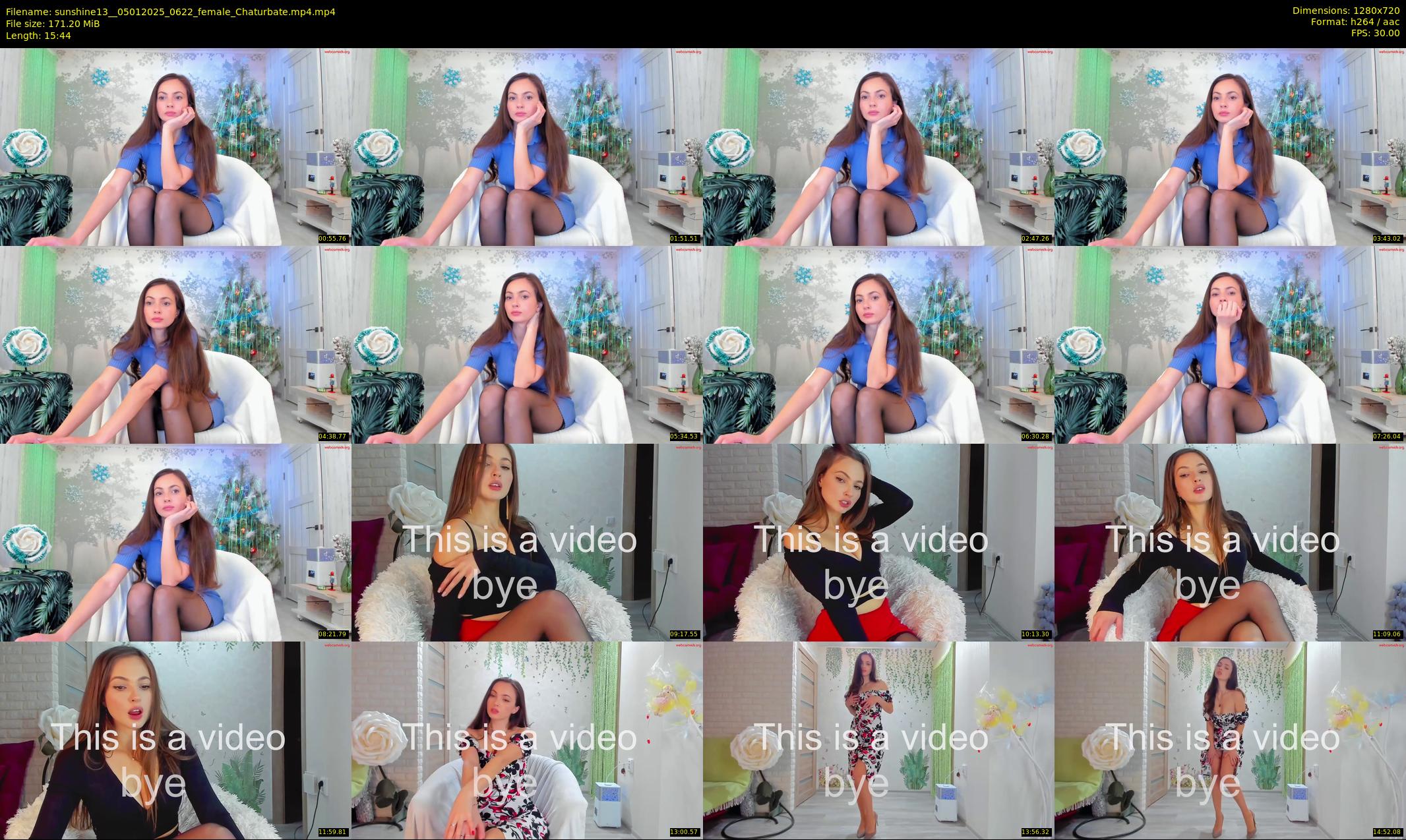 sunshine13_ — 16 minute Chaturbate female cam show recording, 720p, Jan 5, 2025