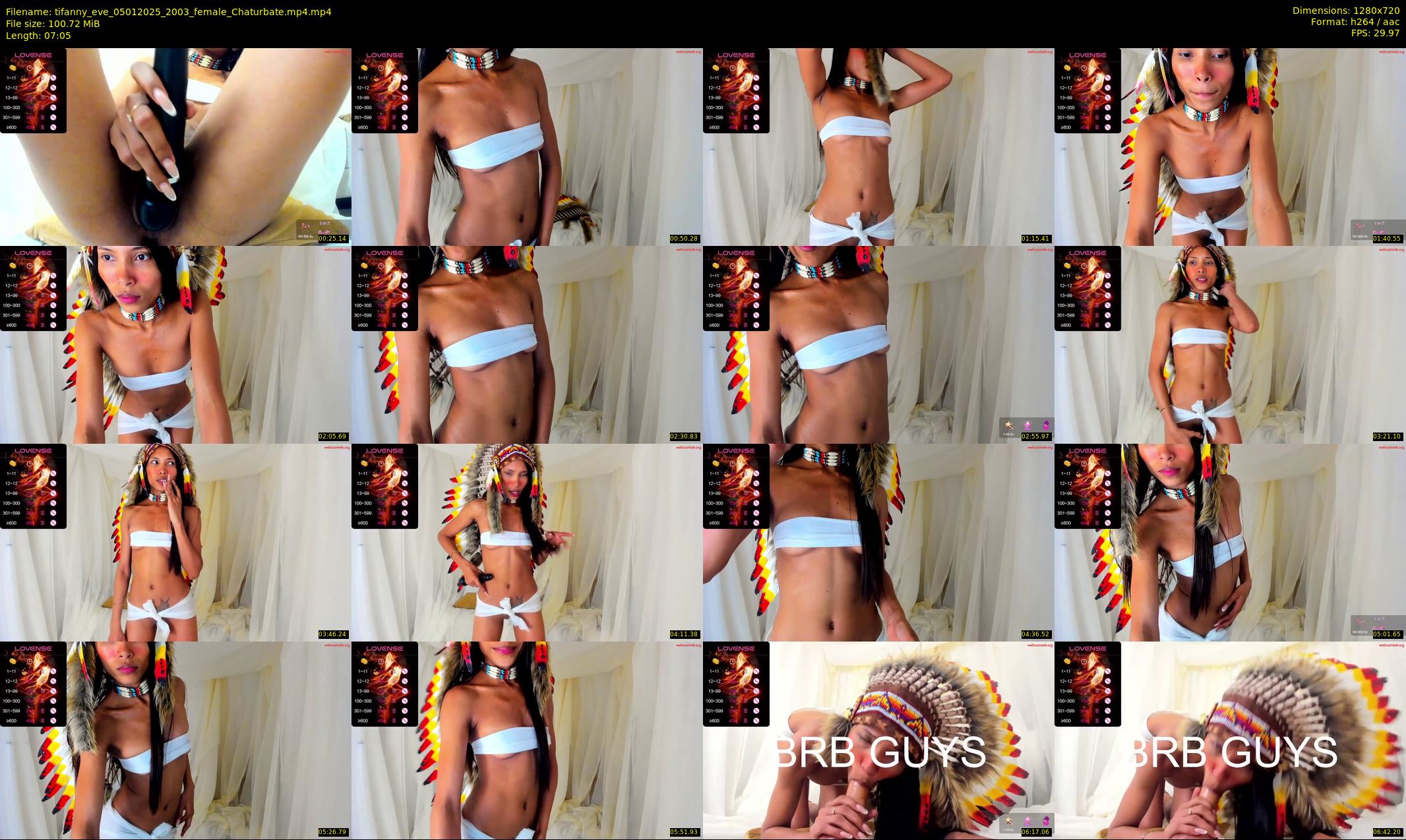 tifanny_eve — 8 minute Chaturbate female cam show recording, 720p, Jan 5, 2025