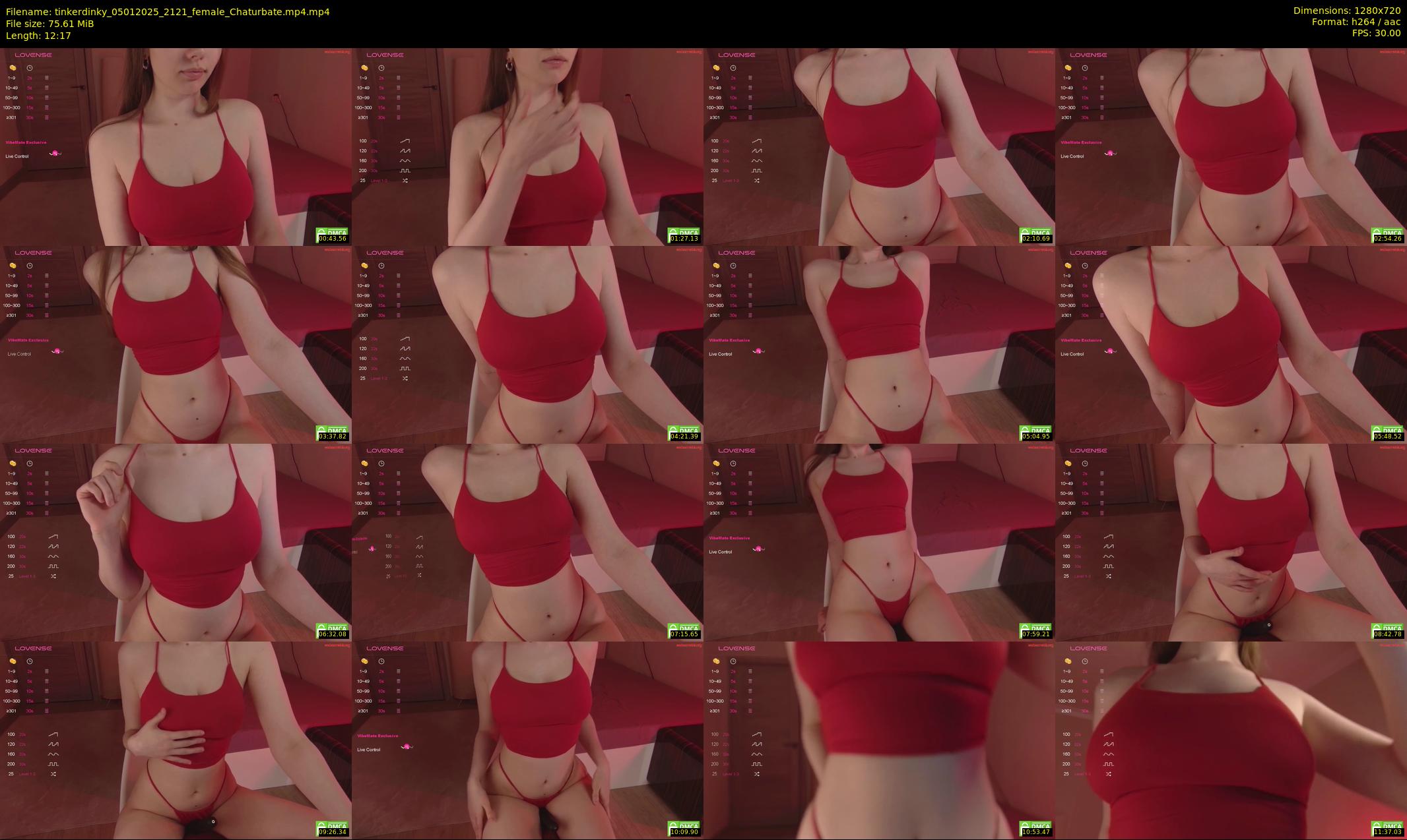tinkerdinky — 13 minute Chaturbate female cam show recording, 720p, Jan 5, 2025