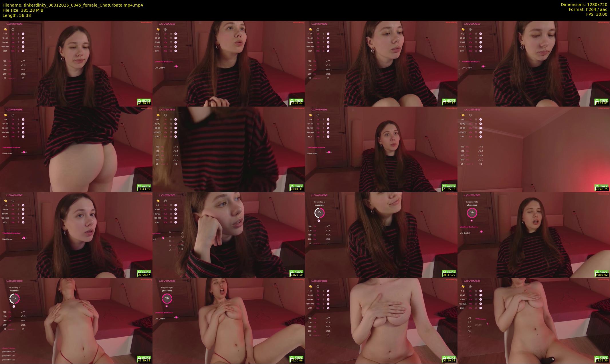 tinkerdinky — 57 minute Chaturbate female cam show recording, 720p, Jan 6, 2025