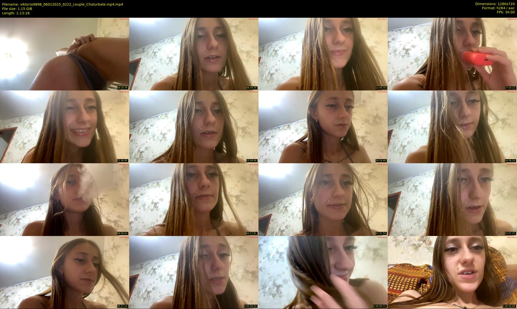 viktoria9898 — 74 minute Chaturbate couple cam show recording, 720p, Jan 6, 2025