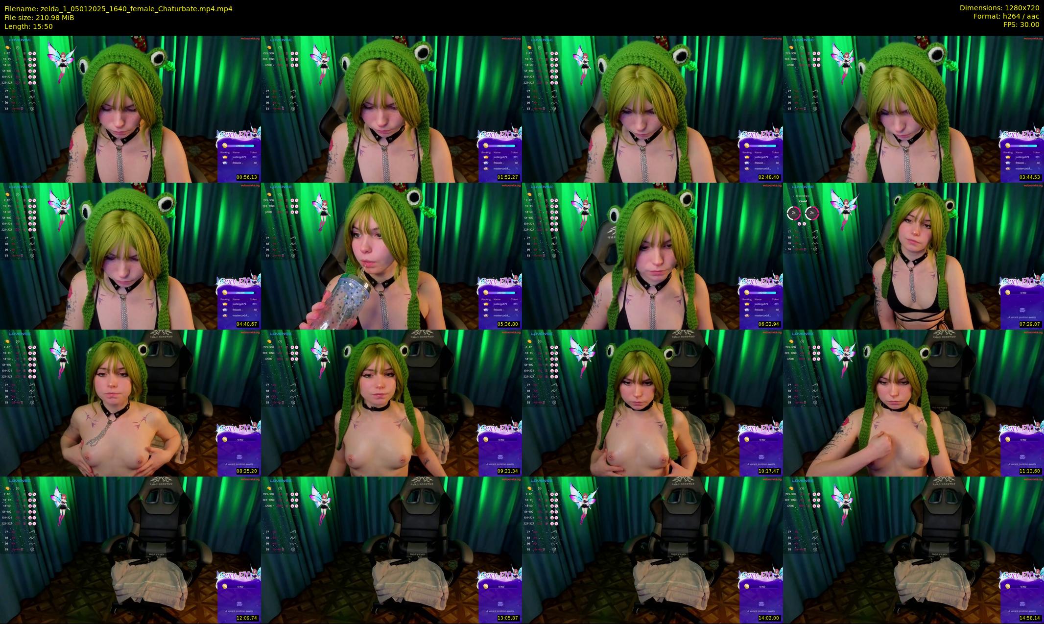 zelda_1 — 16 minute Chaturbate female cam show recording, 720p, Jan 5, 2025