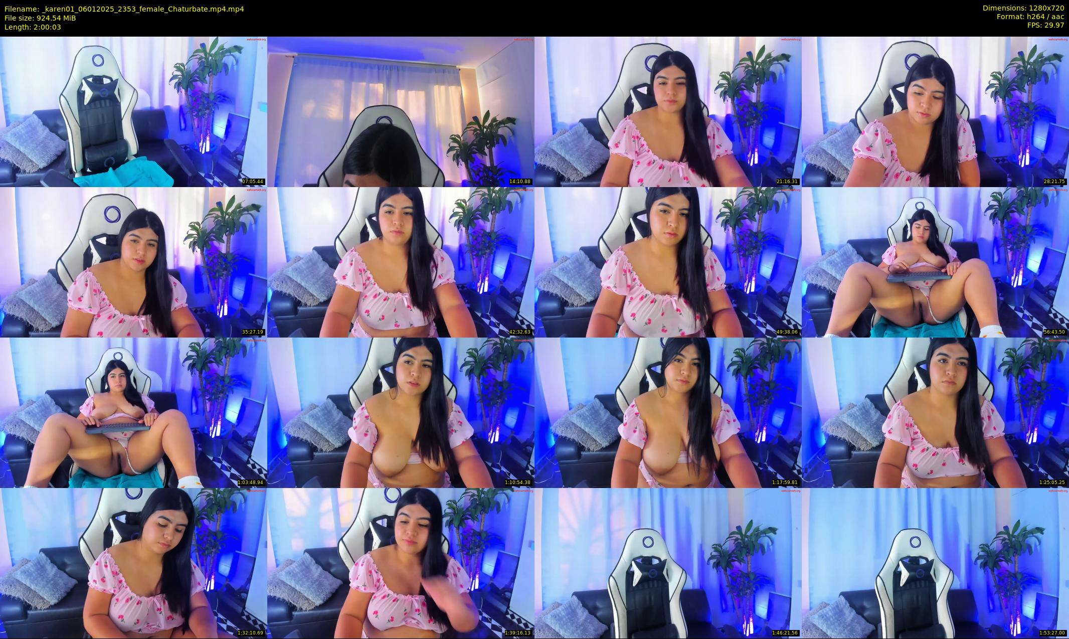 _karen01 — 121 minute Chaturbate female cam show recording, 720p, Jan 6, 2025