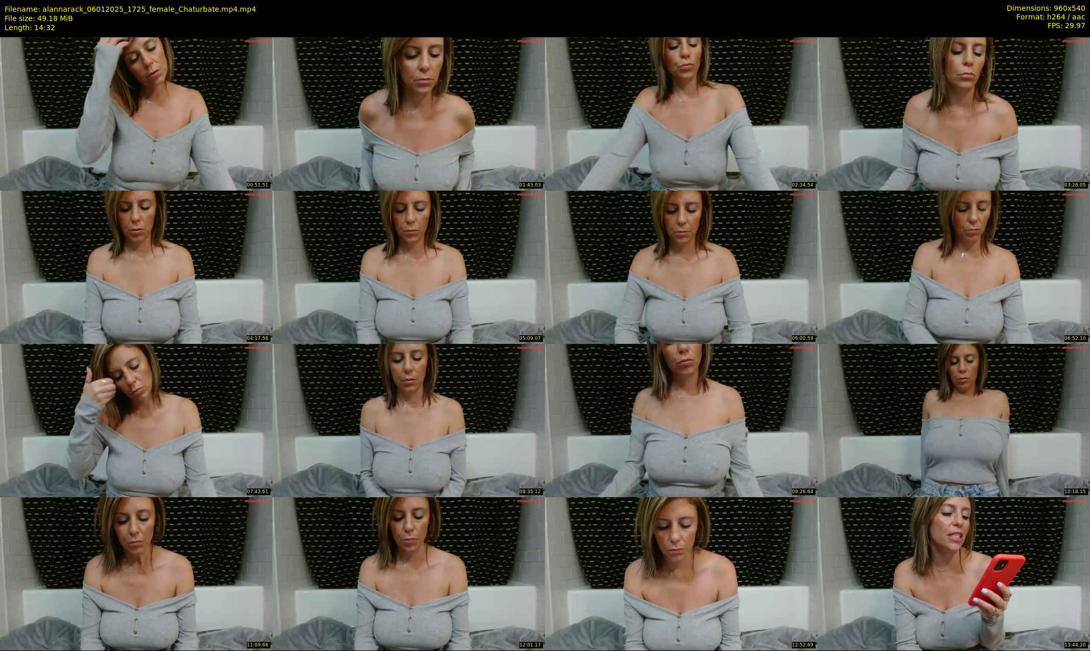 alannarack — 15 minute Chaturbate female cam show recording, 480p, Jan 6, 2025