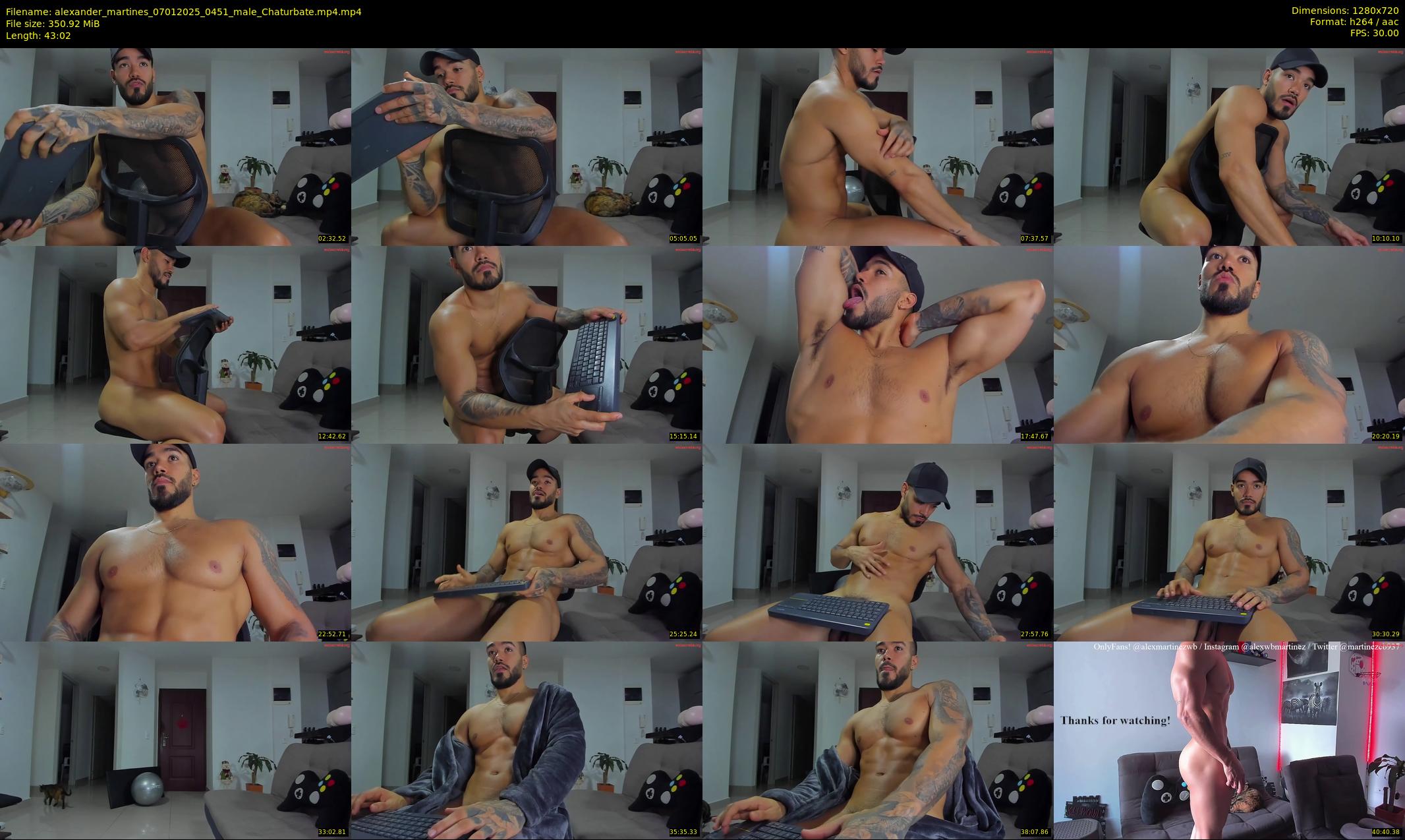 alexander_martines — 44 minute Chaturbate male cam show recording, 720p, Jan 7, 2025