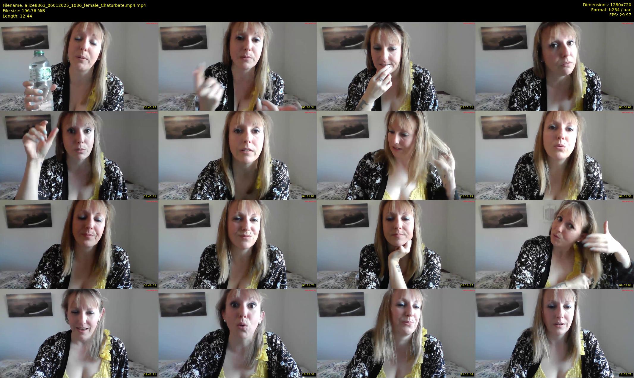 alice8363 — 13 minute Chaturbate female cam show recording, 720p, Jan 6, 2025