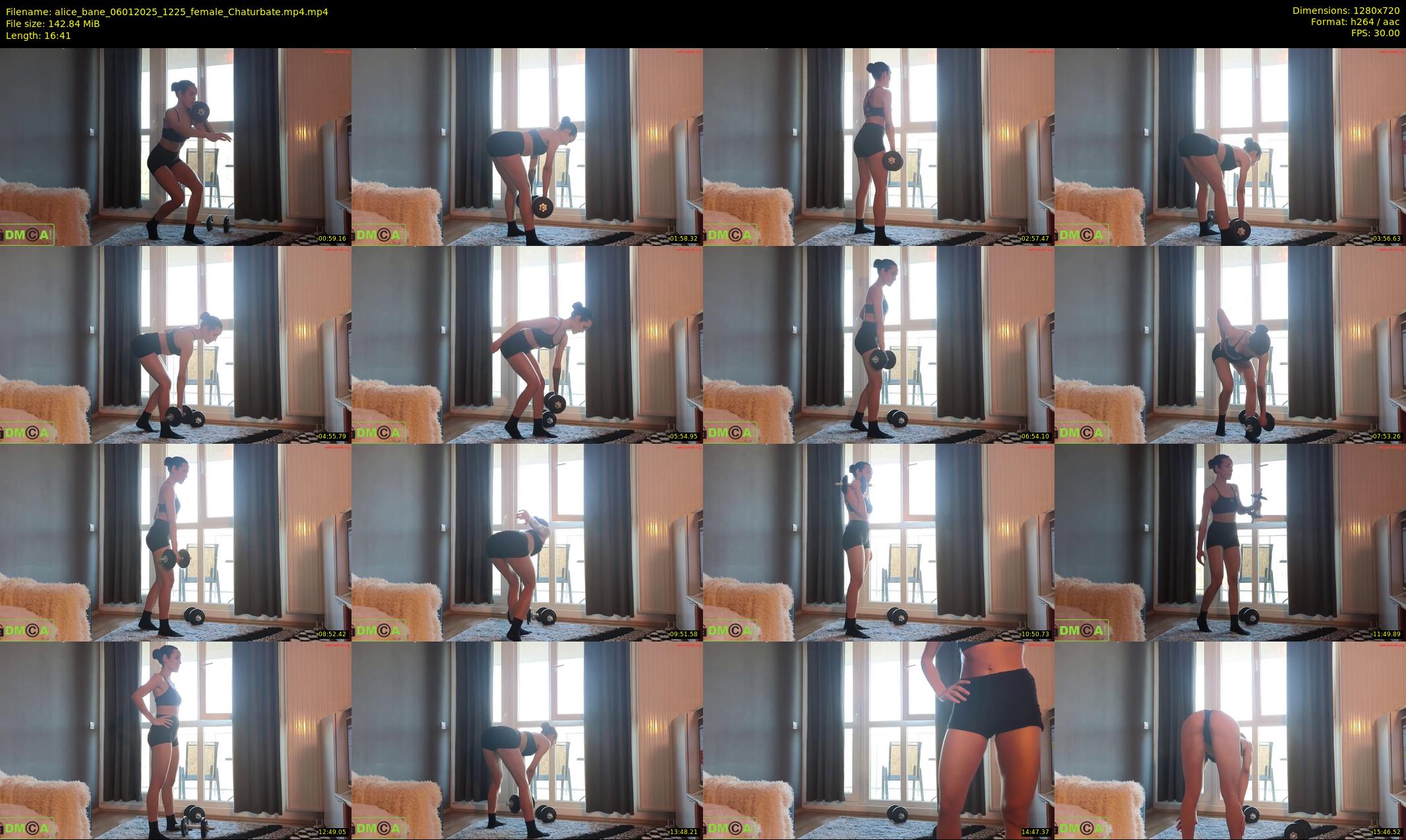 alice_bane — 17 minute Chaturbate female cam show recording, 720p, Jan 6, 2025