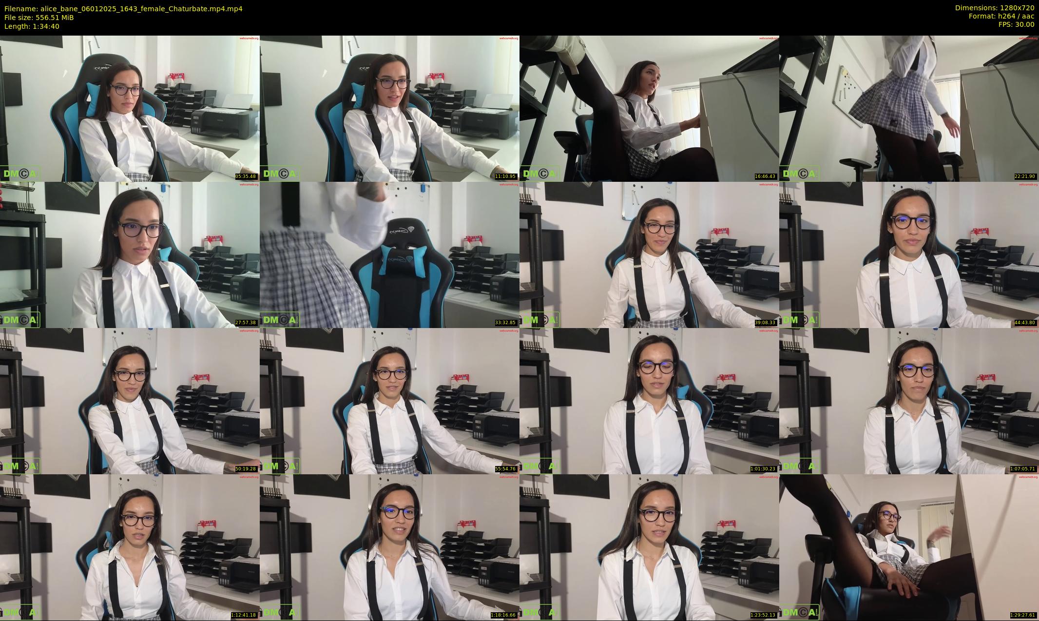 alice_bane — 95 minute Chaturbate female cam show recording, 720p, Jan 6, 2025