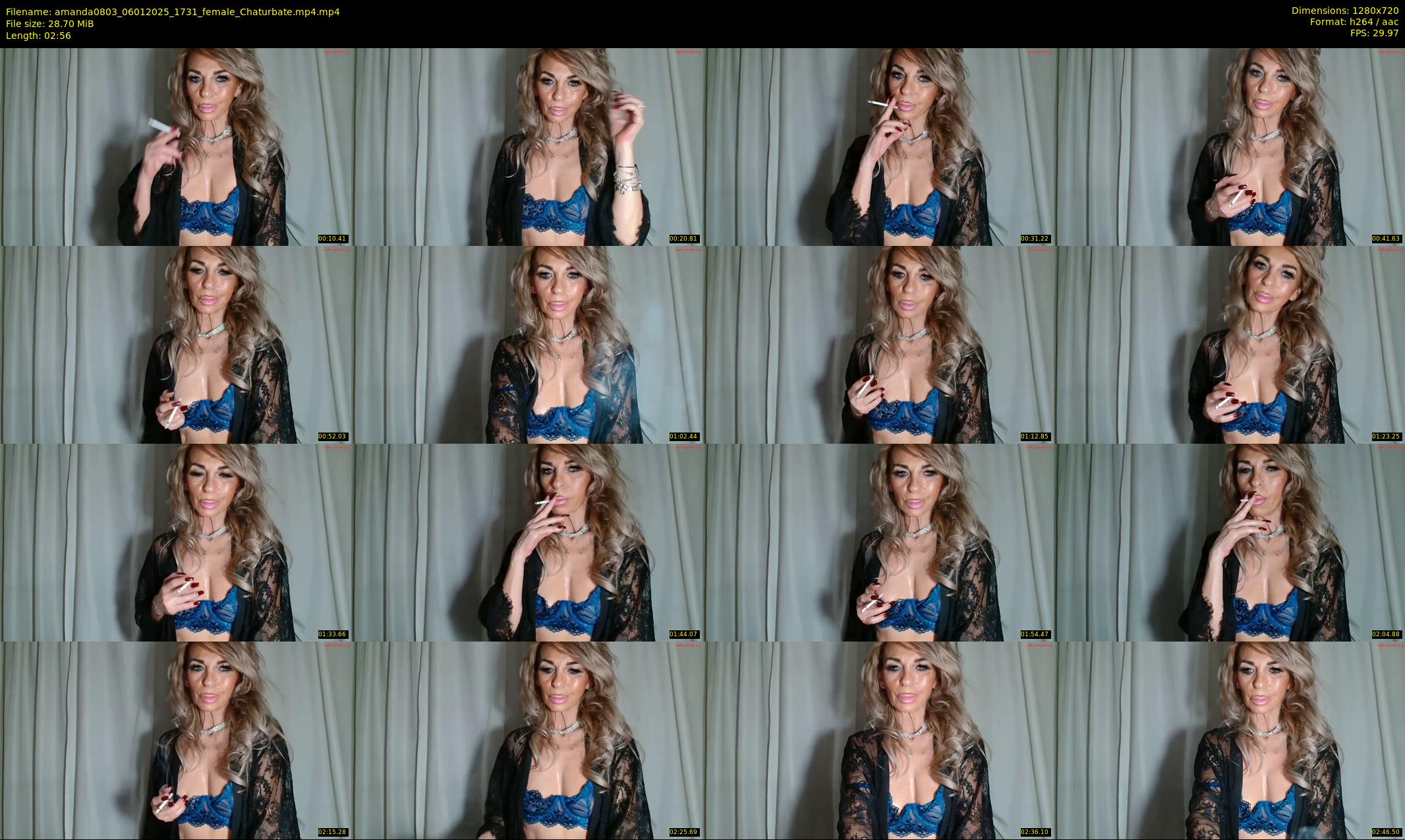 amanda0803 — 3 minute Chaturbate female cam show recording, 720p, Jan 6, 2025
