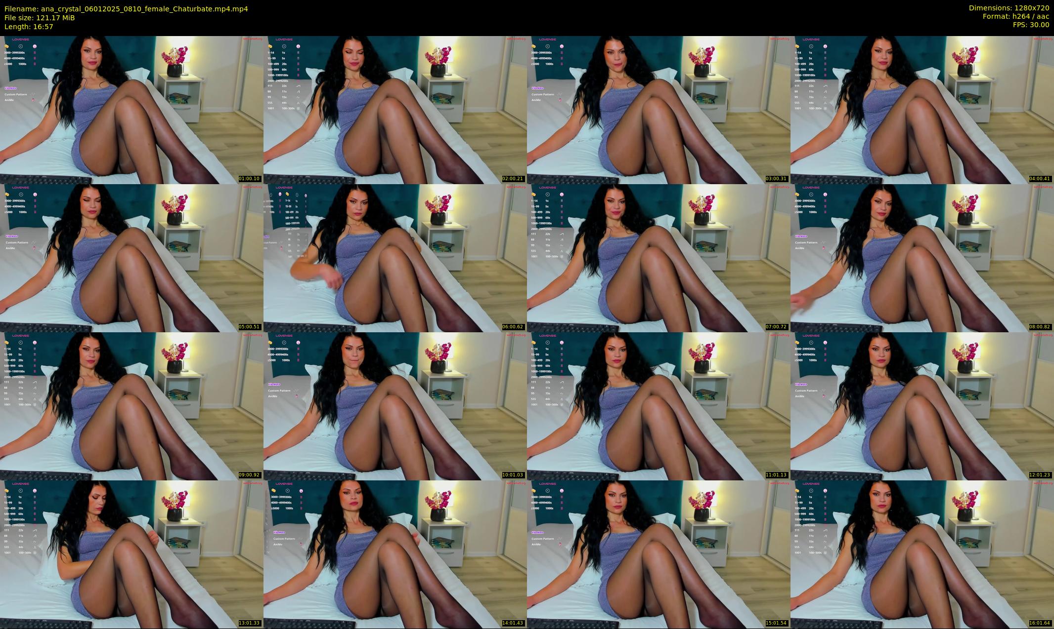 ana_crystal — 17 minute Chaturbate female cam show recording, 720p, Jan 6, 2025