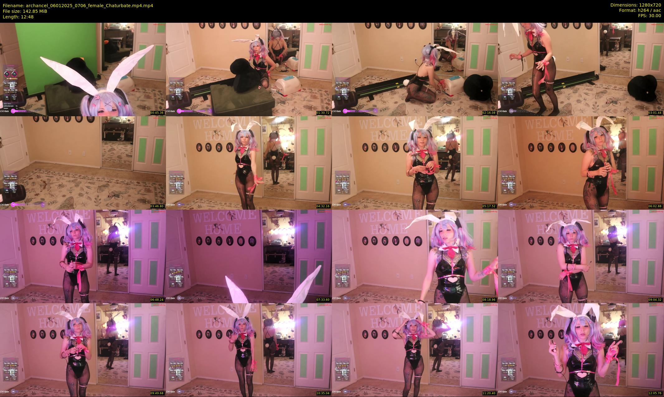 archancel — 13 minute Chaturbate female cam show recording, 720p, Jan 6, 2025