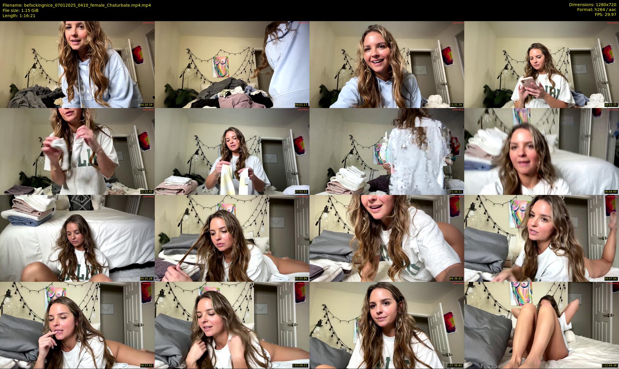 befxckingnice — 77 minute Chaturbate female cam show recording, 720p, Jan 7, 2025