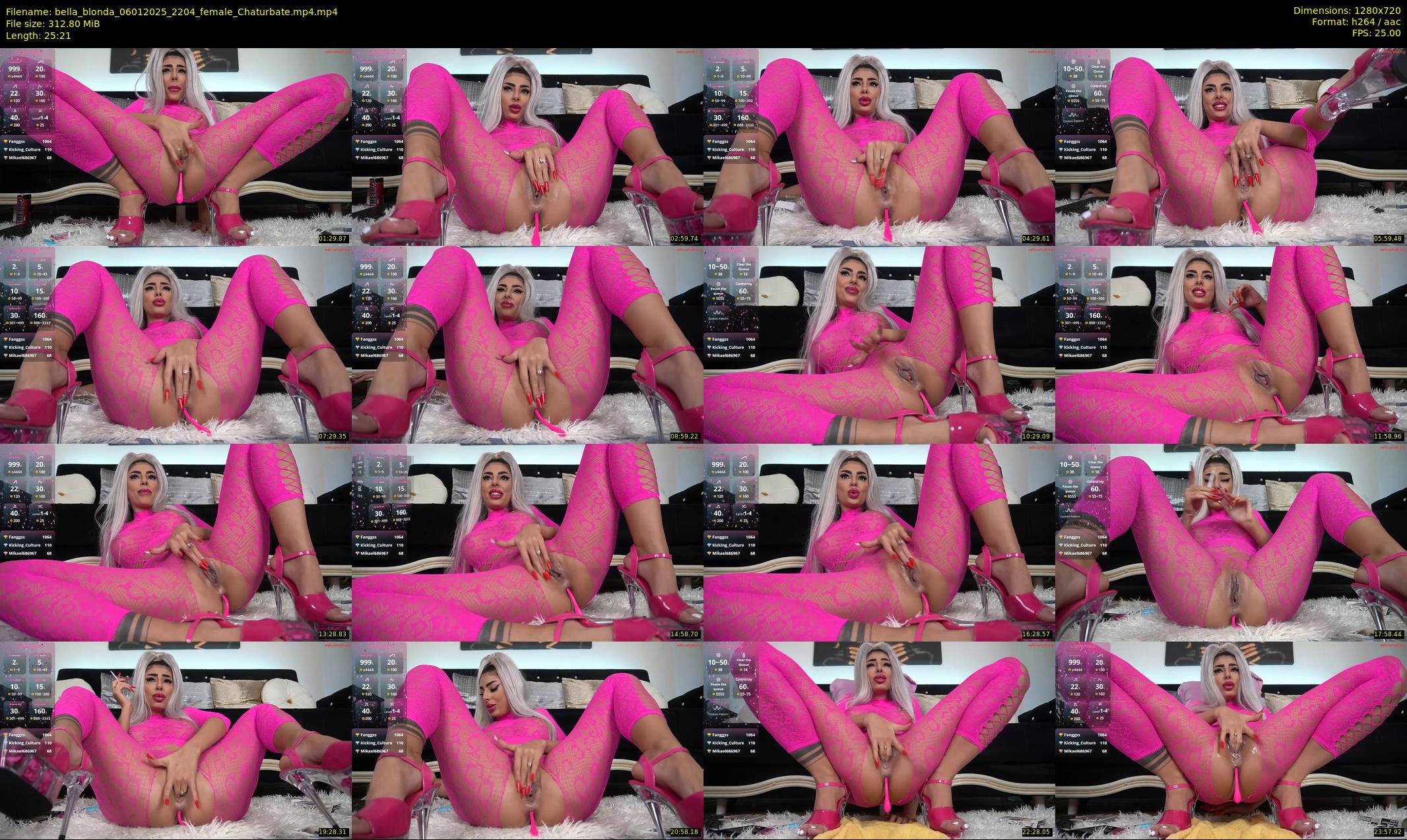 bella_blonda — 26 minute Chaturbate female cam show recording, 720p, Jan 6, 2025